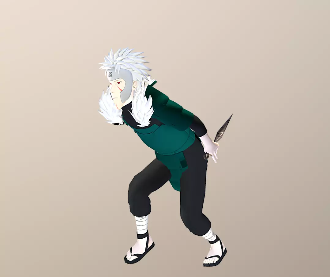 Tobirama Senju Conjurer KRAKEN animation fbx 3D model
