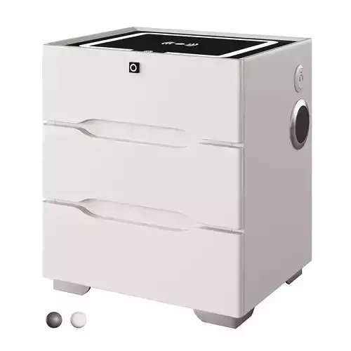 Smart Bedside Table 03 3D model