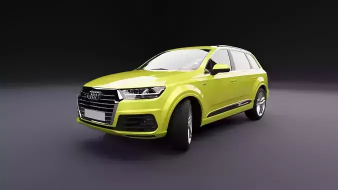Audi Q7 Tfsi e Yellow