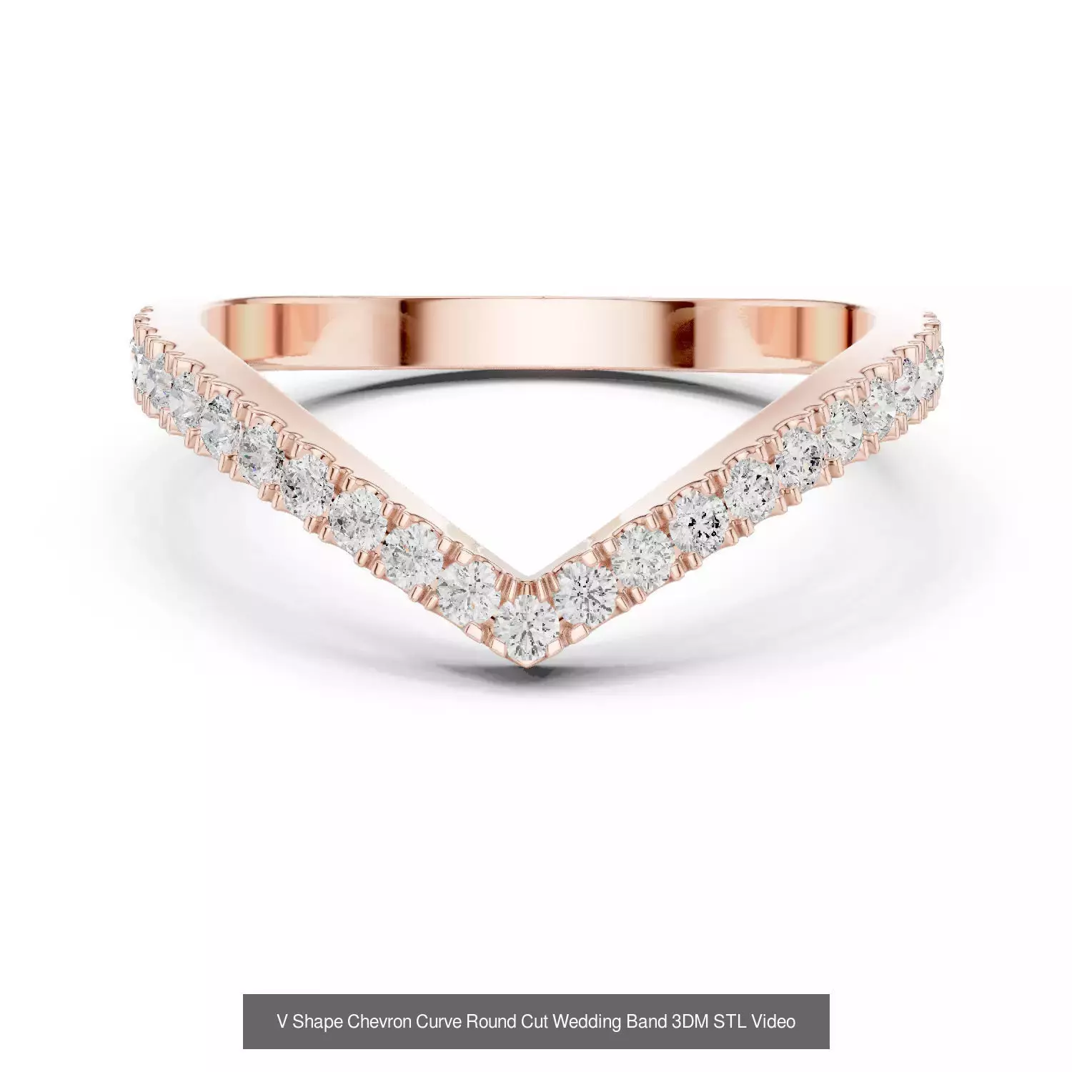 142 Tiny Diamond Stacking Band 3DM STL OBJ FBX 3 Color Video 3D Model Collection_42