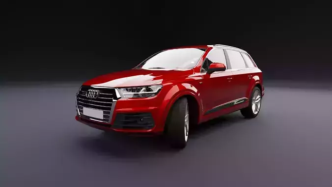 Audi Q7 Tfsi e Red Dark