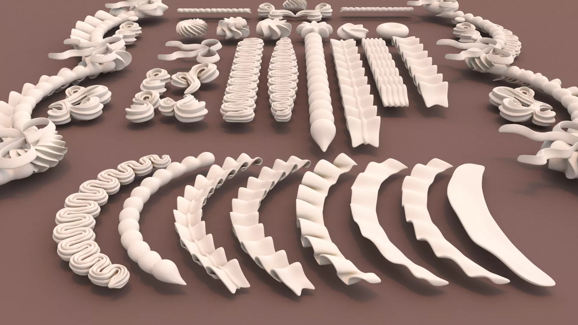 Whipped Cream Set 2 3D model_4