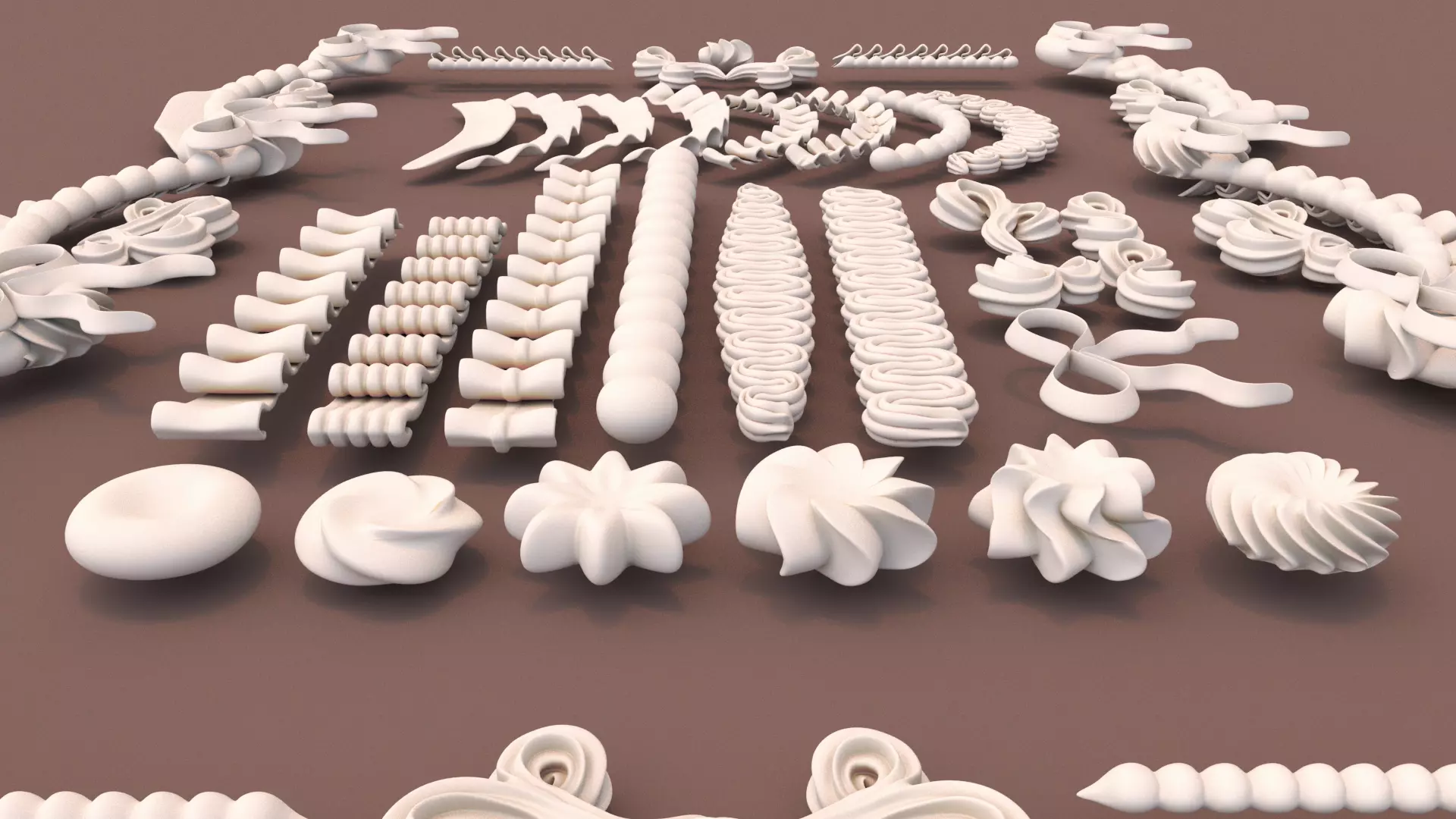Whipped Cream Set 2 3D model_6