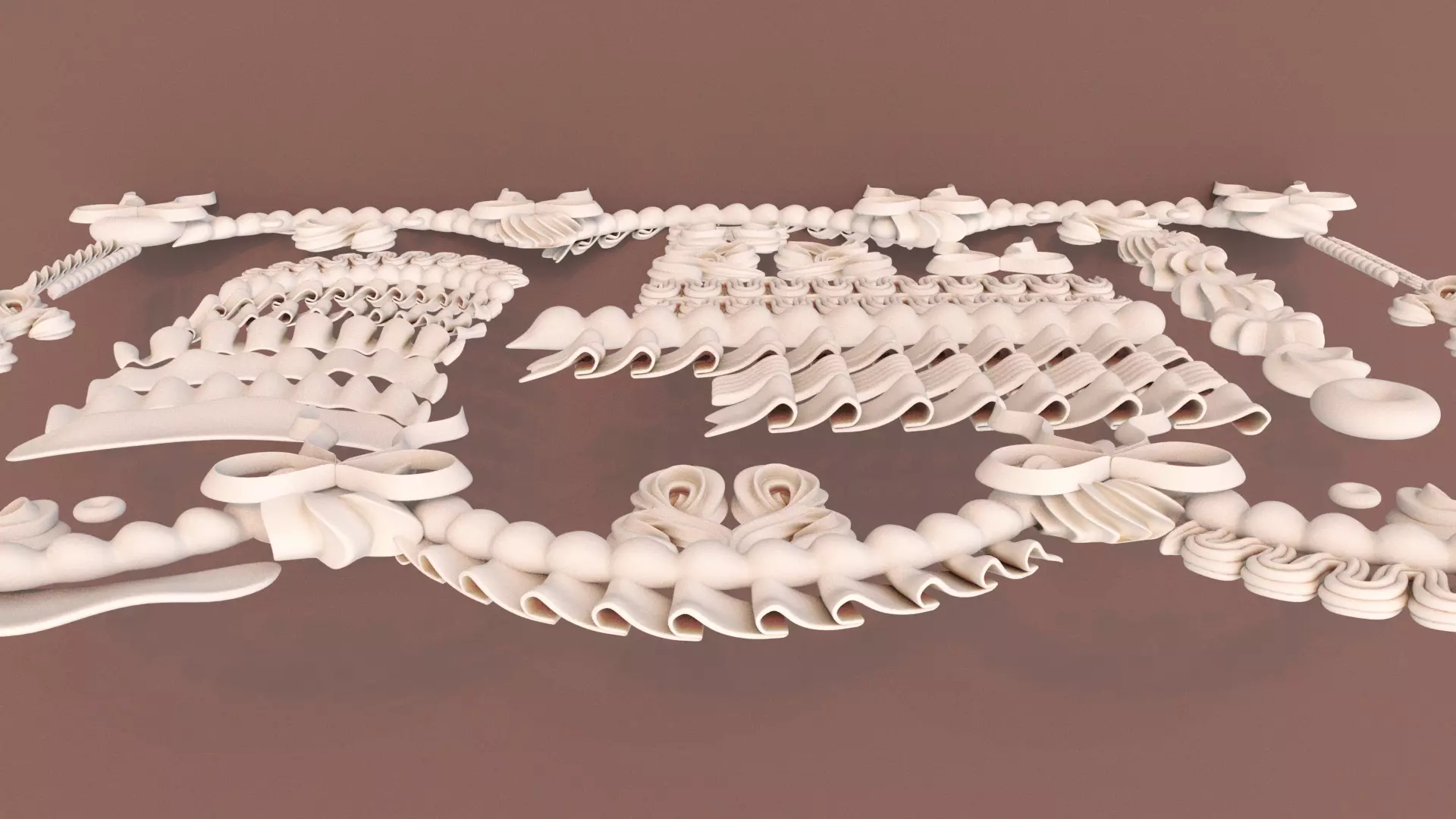 Whipped Cream Set 2 3D model_7