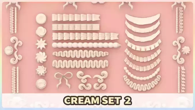 Whipped Cream Set 2