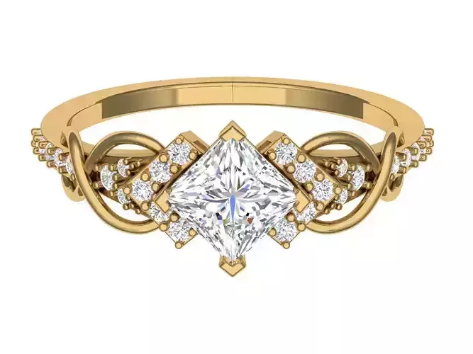 Soliter Ring 3D print model