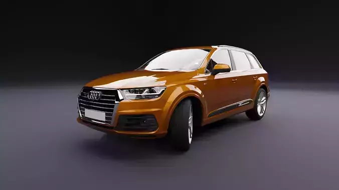 Audi Q7 Tfsi e Orange Dark