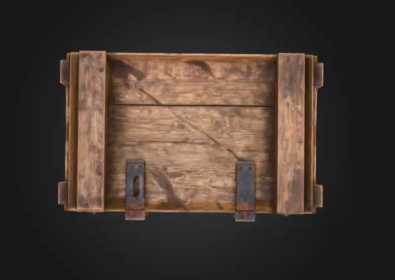 Loot Chest Low-poly 3D model_11