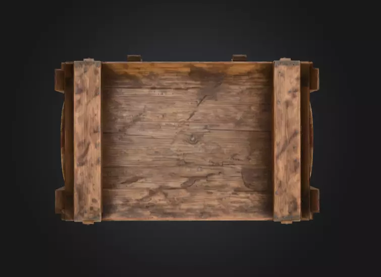Loot Chest Low-poly 3D model_12