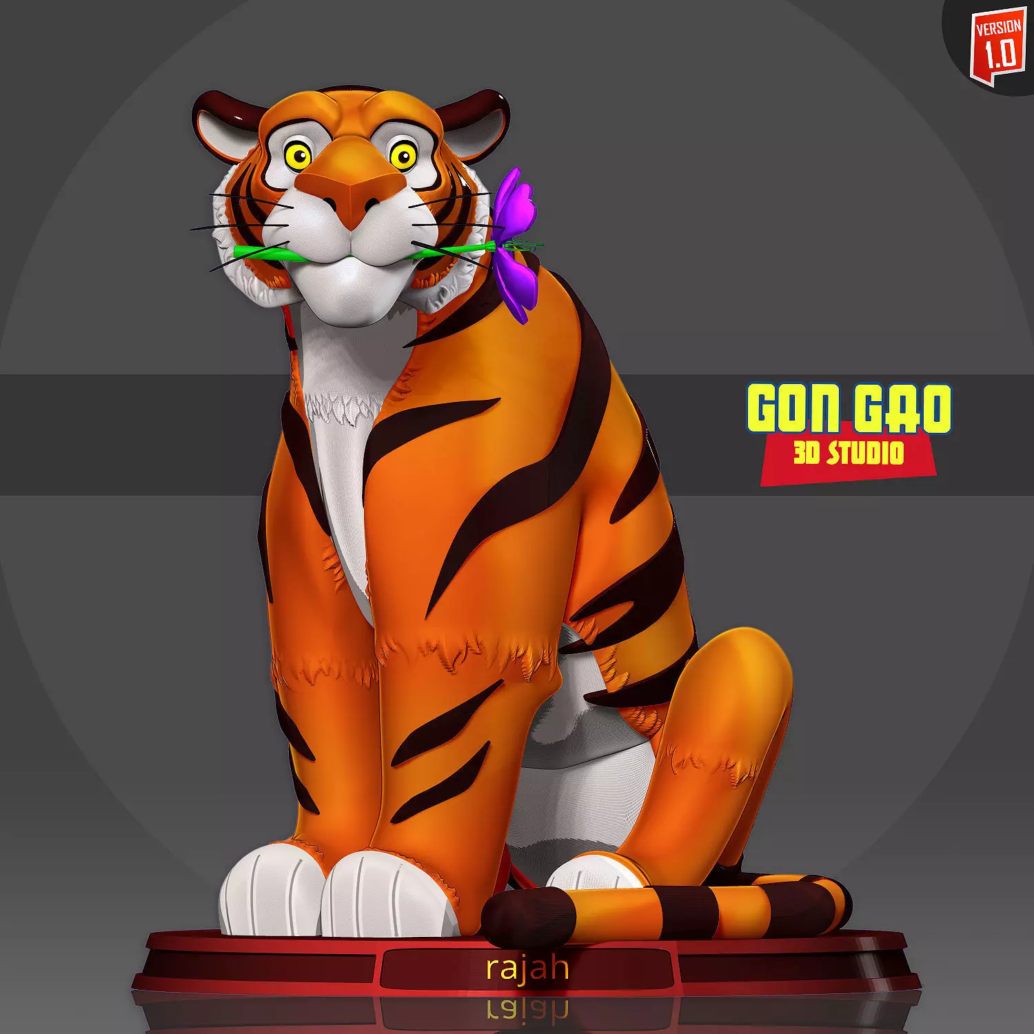 Rajah - Disney Fanart 3D print model_6