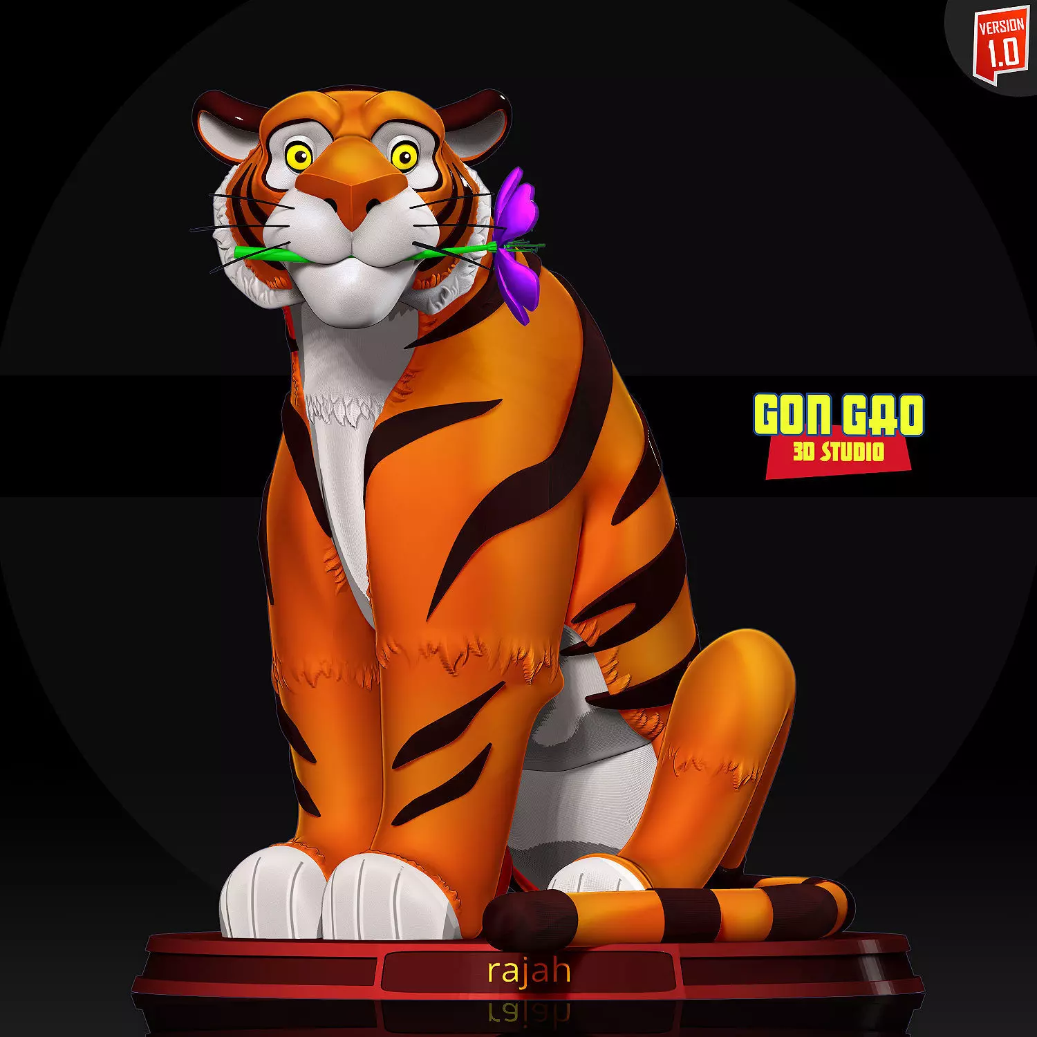 Rajah - Disney Fanart 3D print model_0