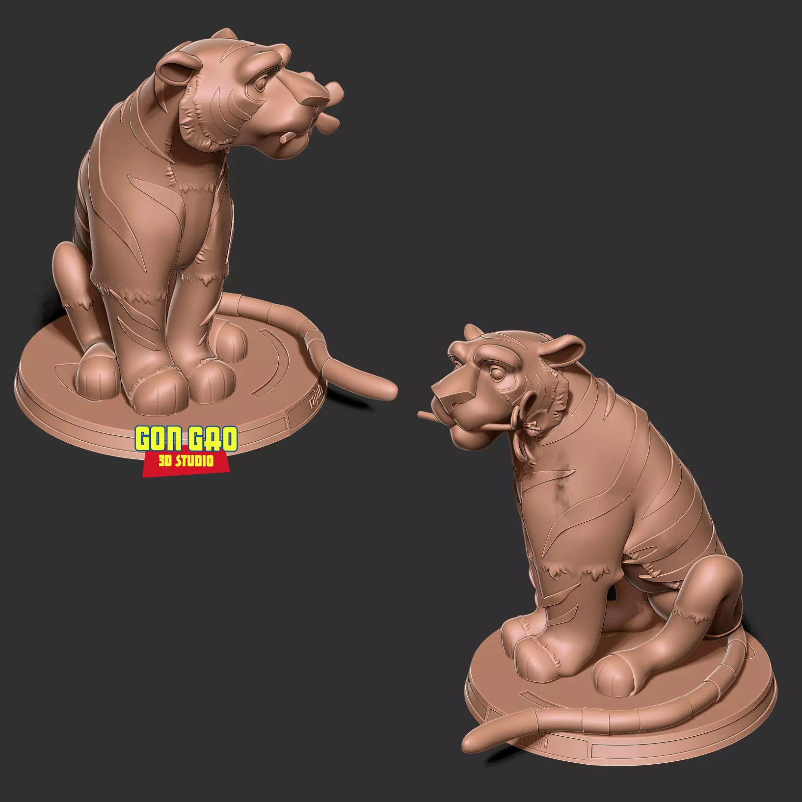 Rajah - Disney Fanart 3D print model_4