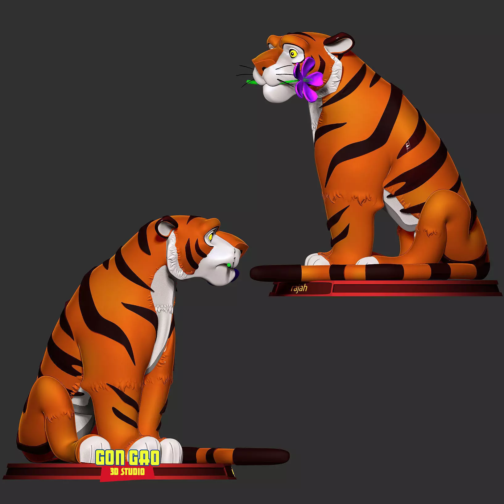 Rajah - Disney Fanart 3D print model_3