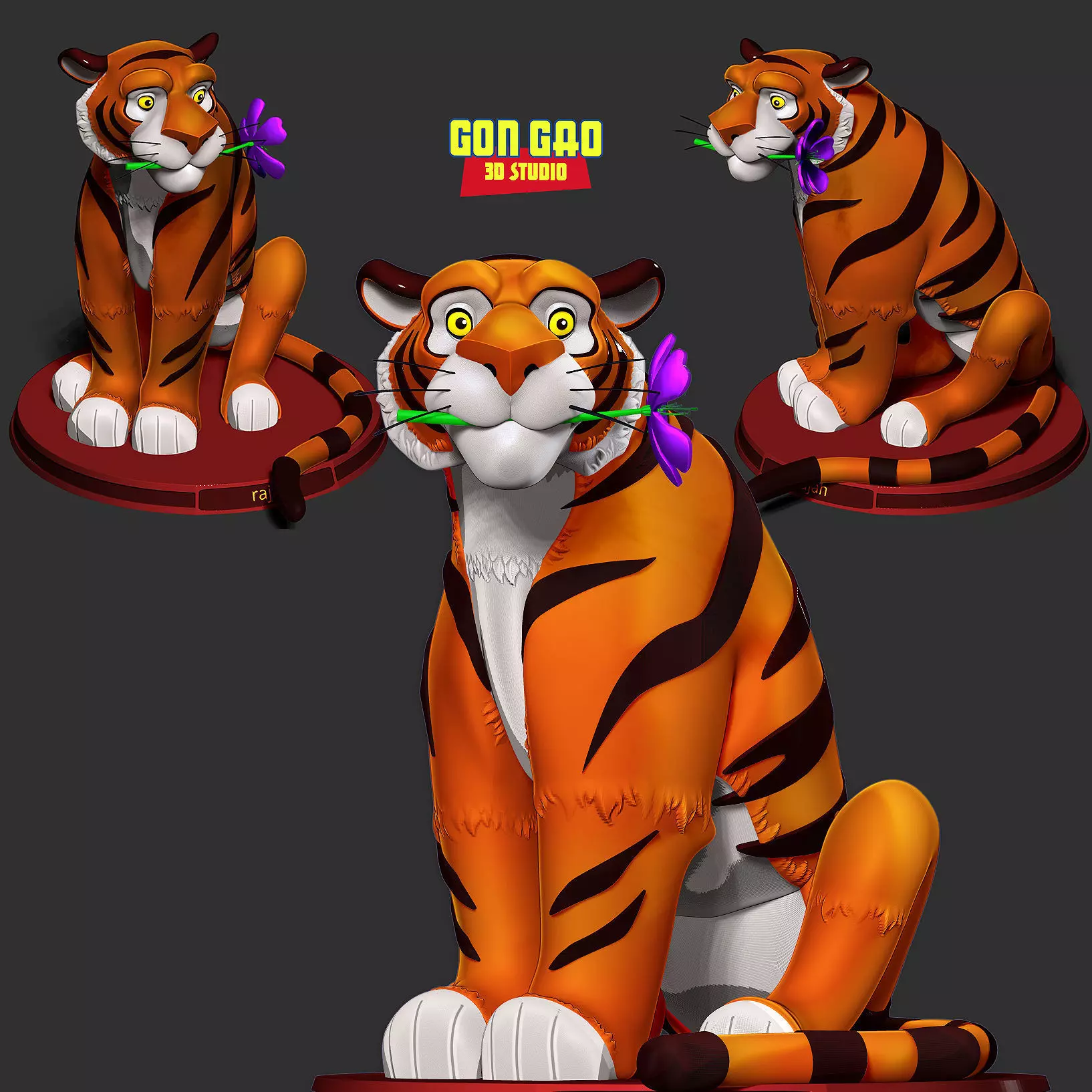 Rajah - Disney Fanart 3D print model_1
