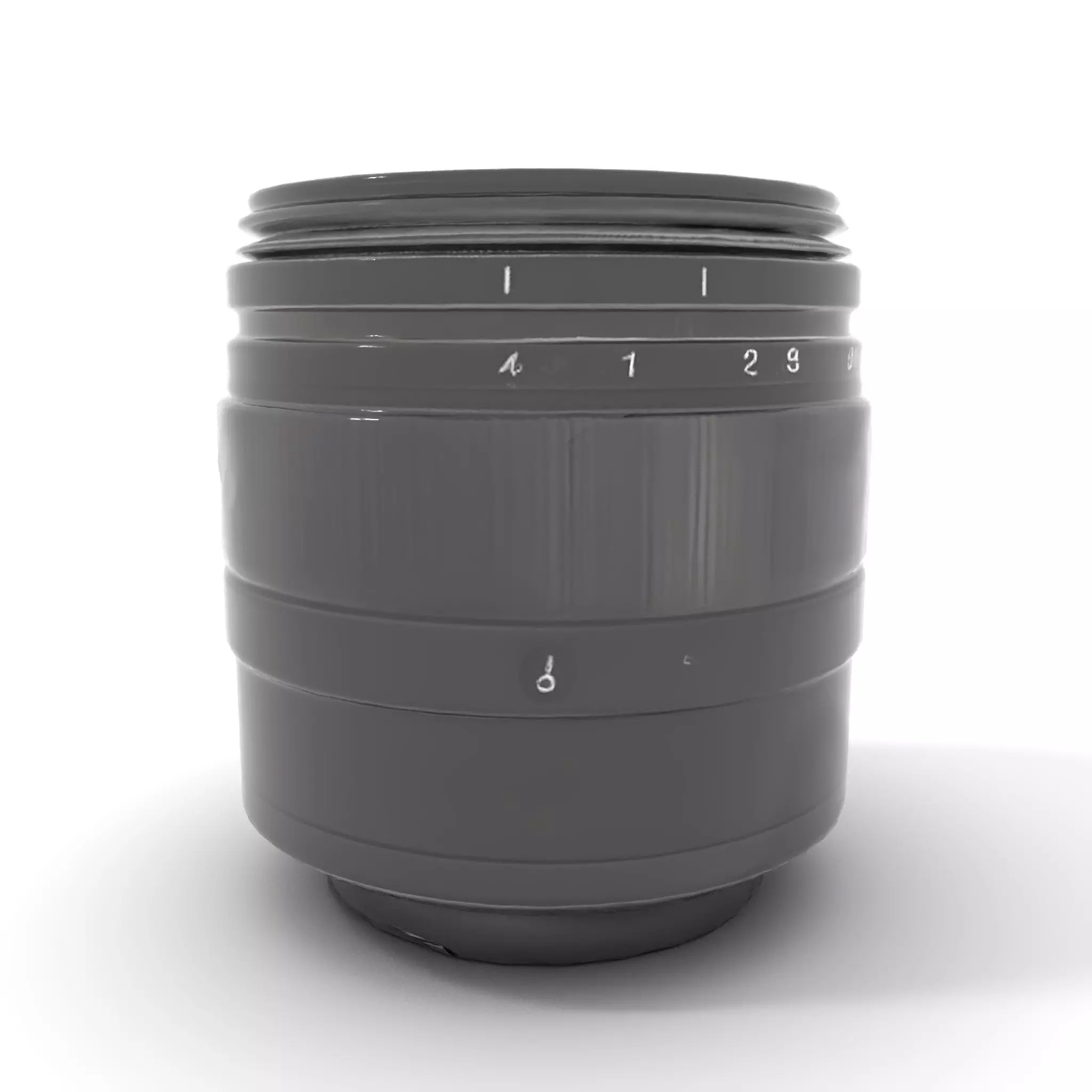 Sleek Black Camera Lens model pack Low-poly 3D model_5
