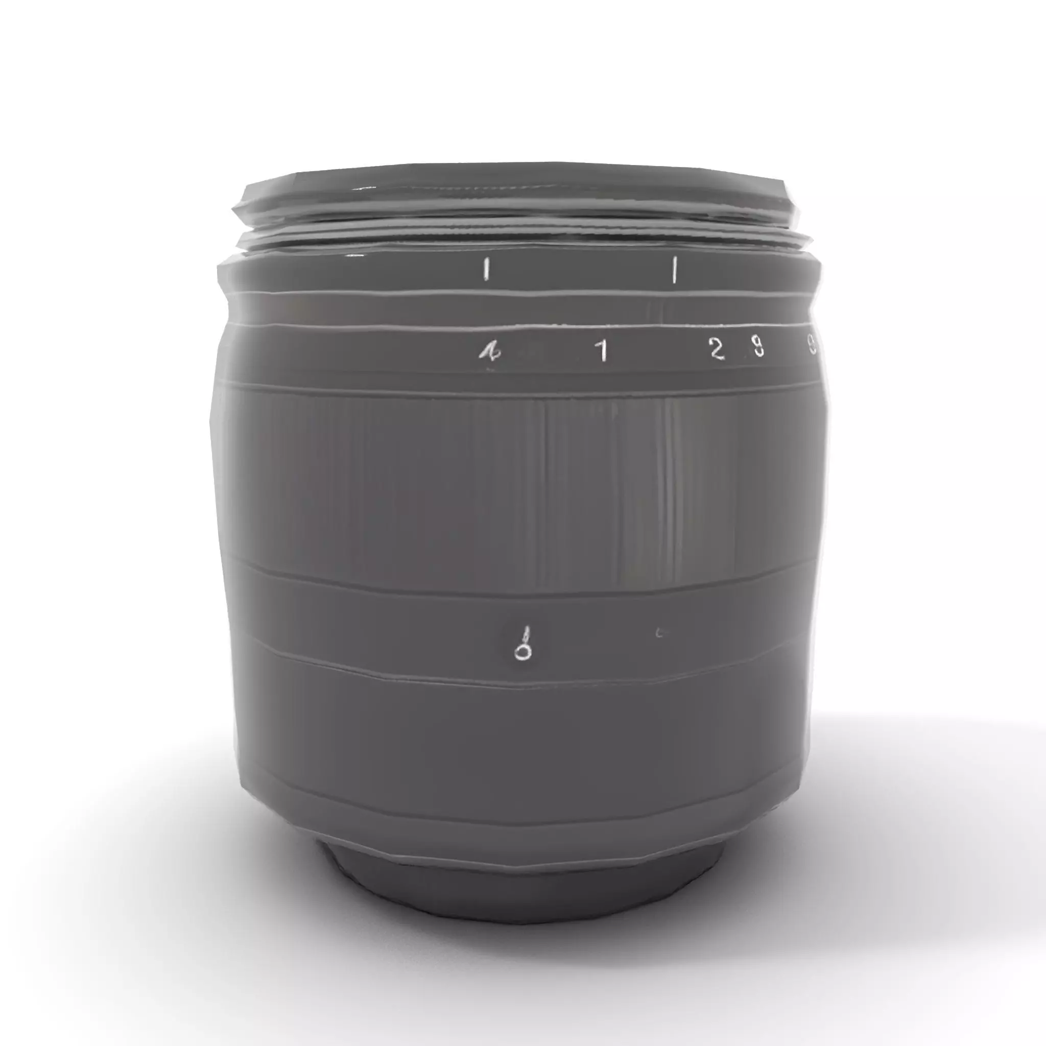 Sleek Black Camera Lens model pack Low-poly 3D model_7