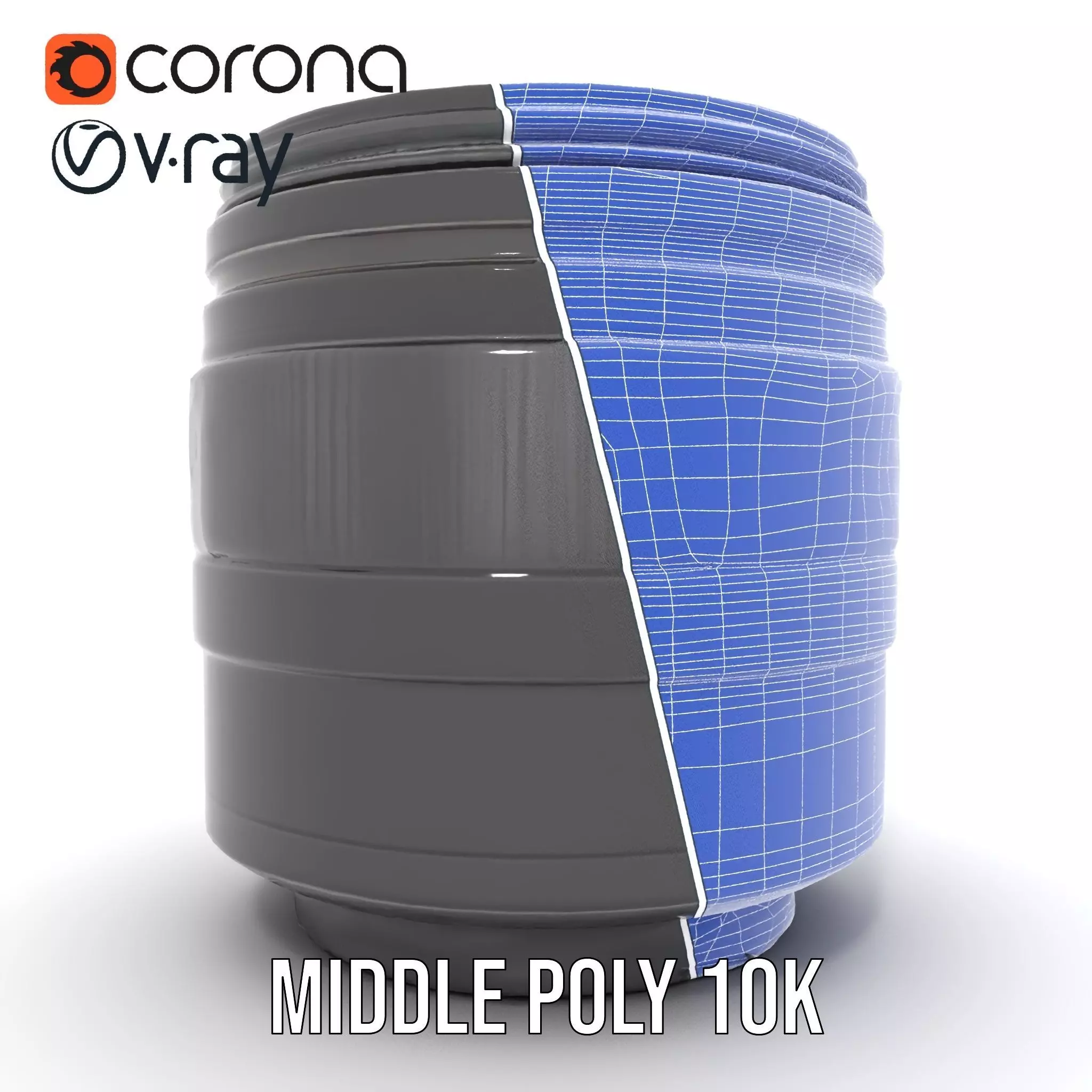 Sleek Black Camera Lens model pack Low-poly 3D model_30