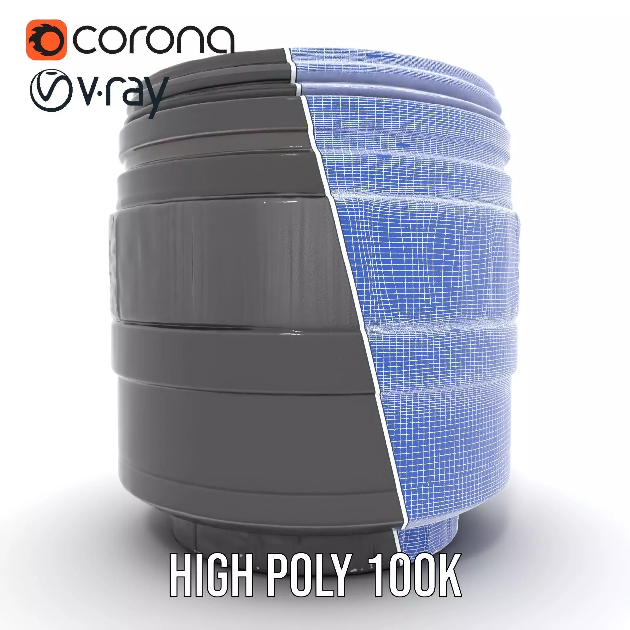 Sleek Black Camera Lens model pack Low-poly 3D model_26