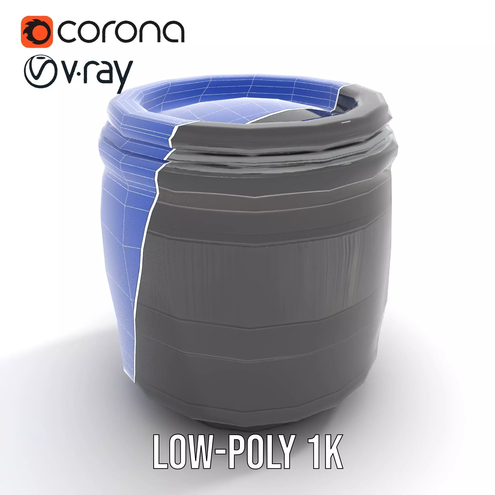 Sleek Black Camera Lens model pack Low-poly 3D model_12