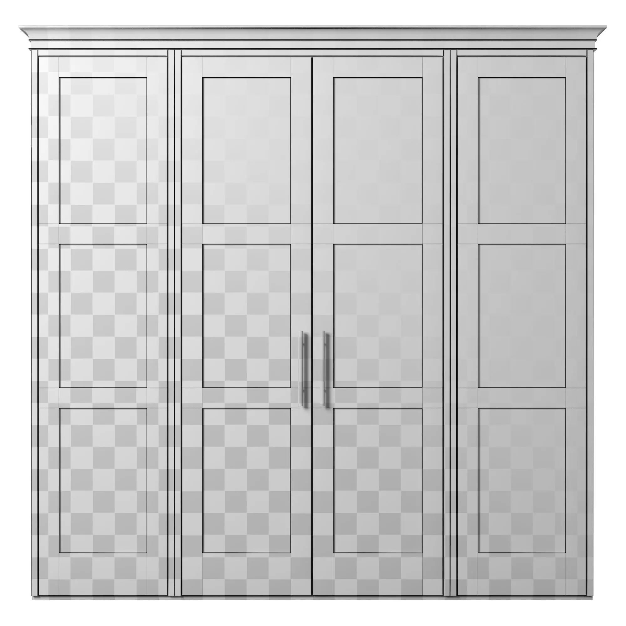 Wardrobe 38 3D model_4