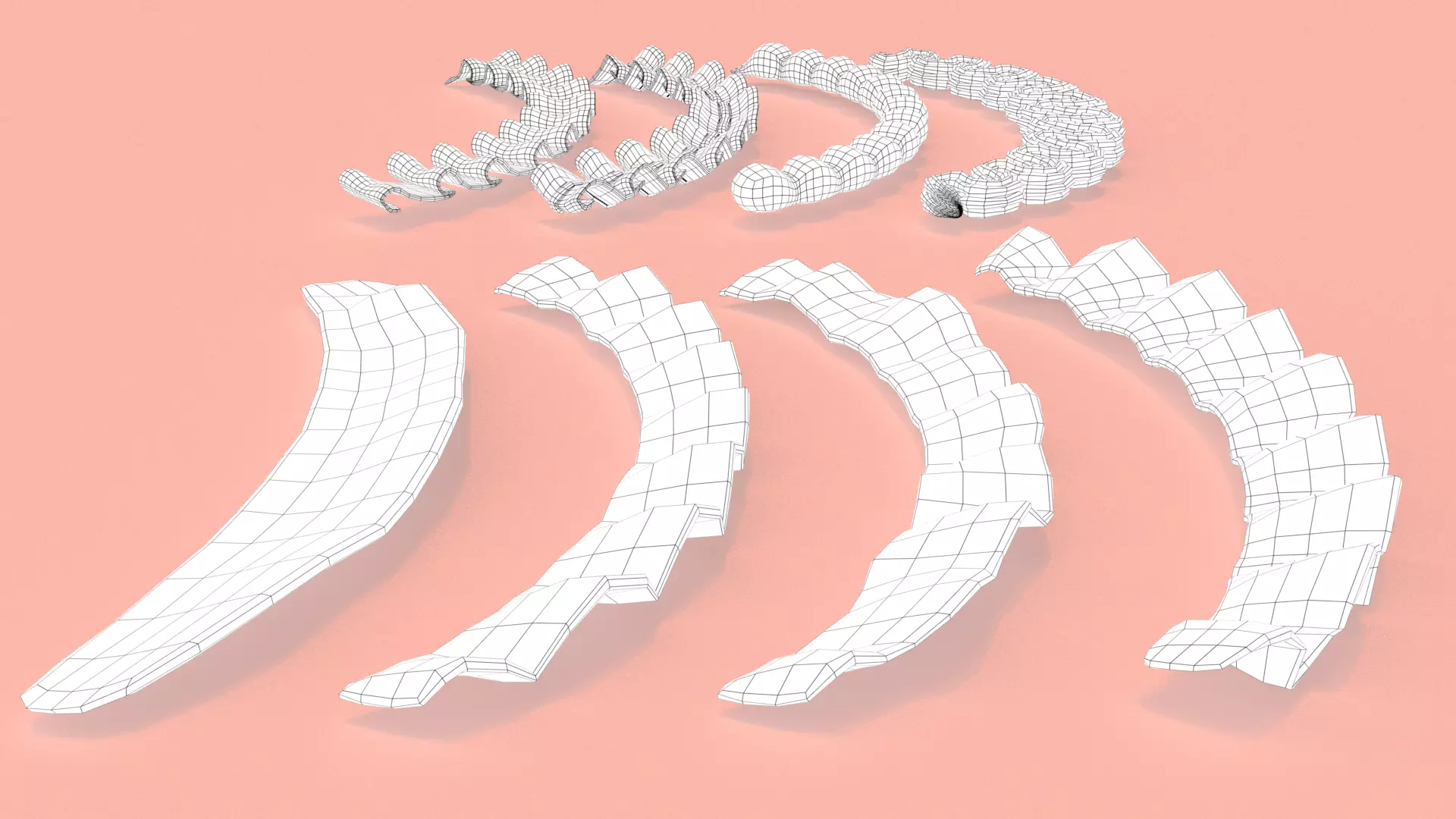 Cream Set 2 - Hanging Whipped Cream 3D model_13