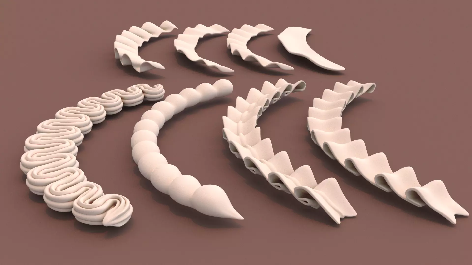 Cream Set 2 - Hanging Whipped Cream 3D model_7