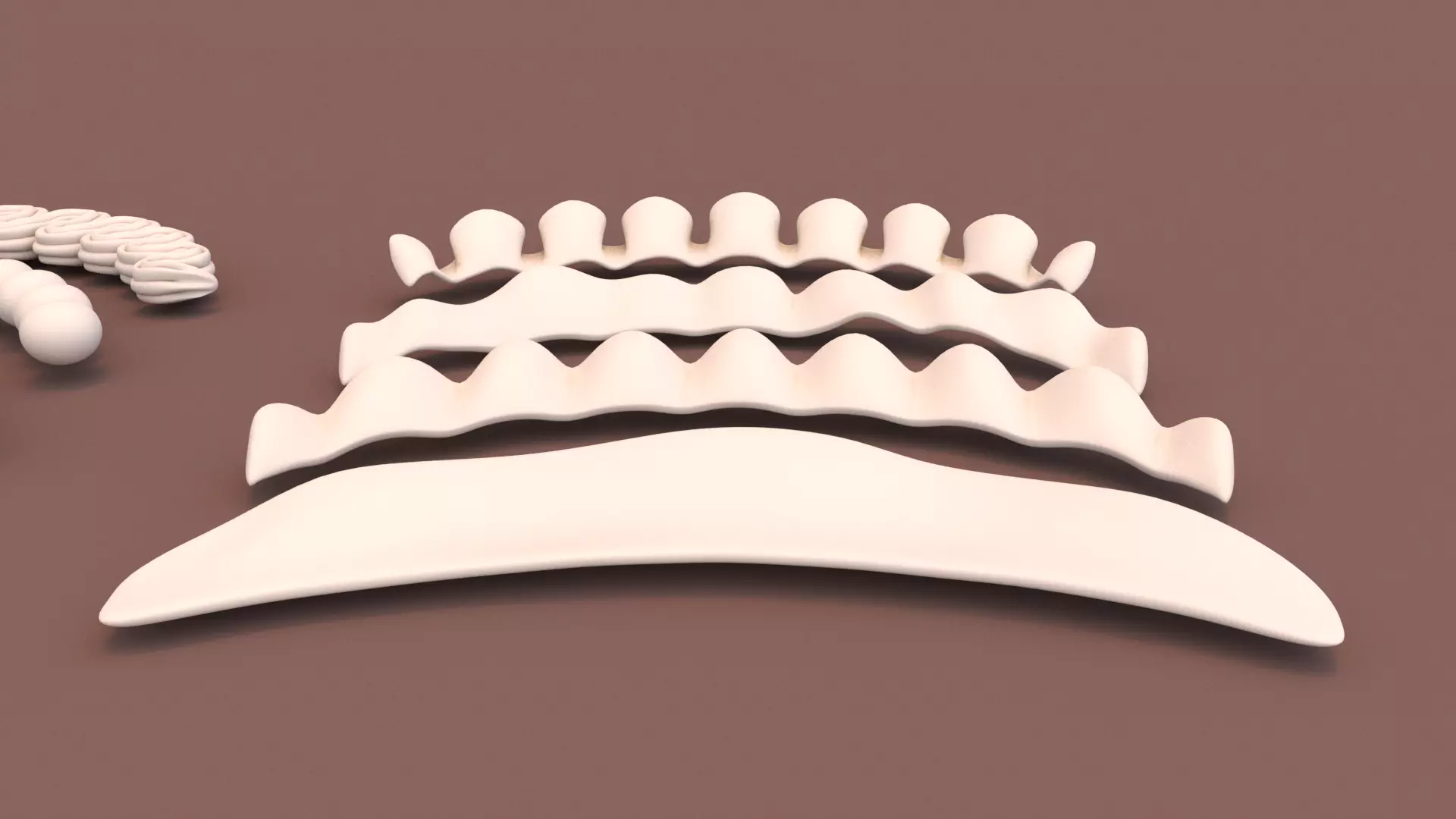 Cream Set 2 - Hanging Whipped Cream 3D model_9