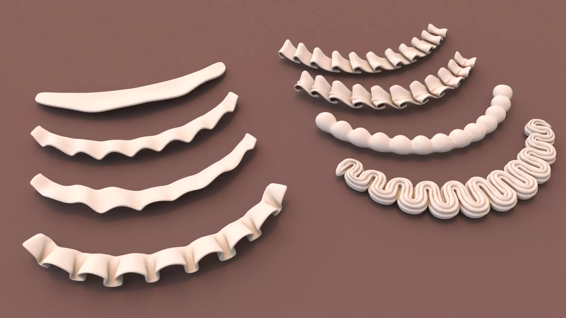 Cream Set 2 - Hanging Whipped Cream 3D model_2