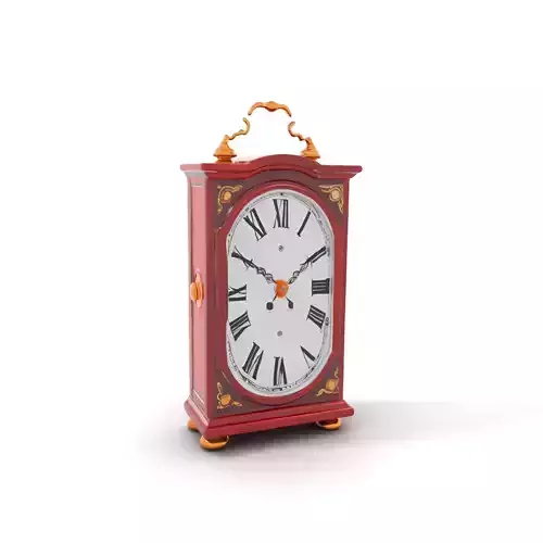 Regal Mahogany Clock model pack Low-poly 3D model