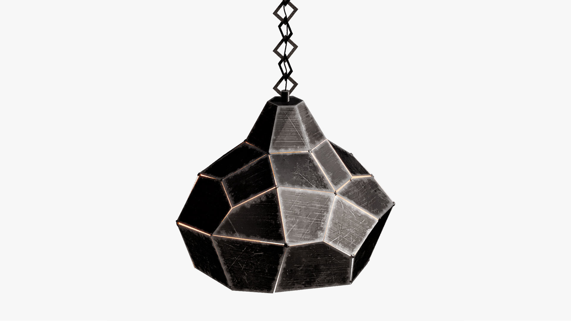 Loft lamp 3D model_4