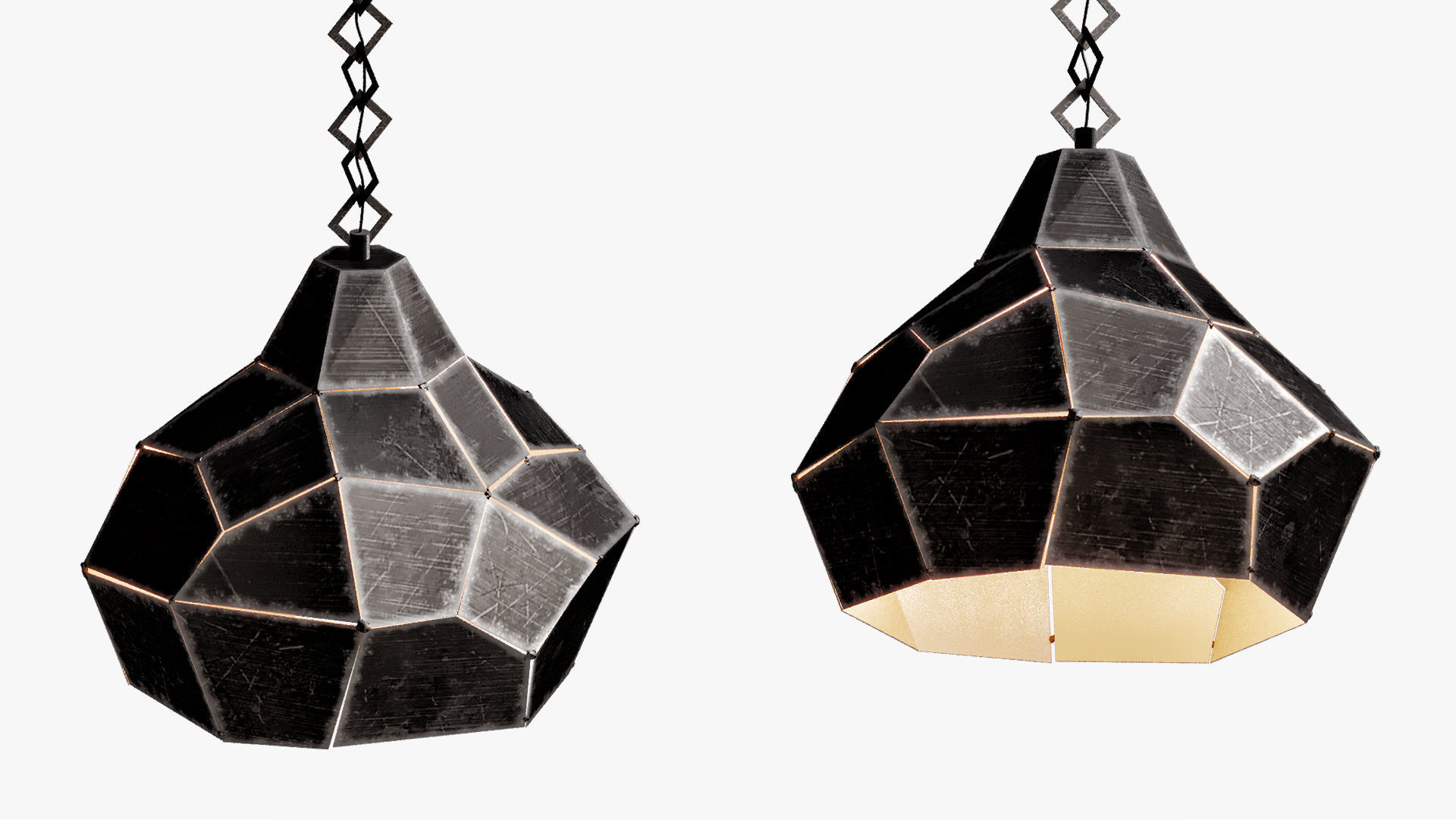 Loft lamp 3D model_3