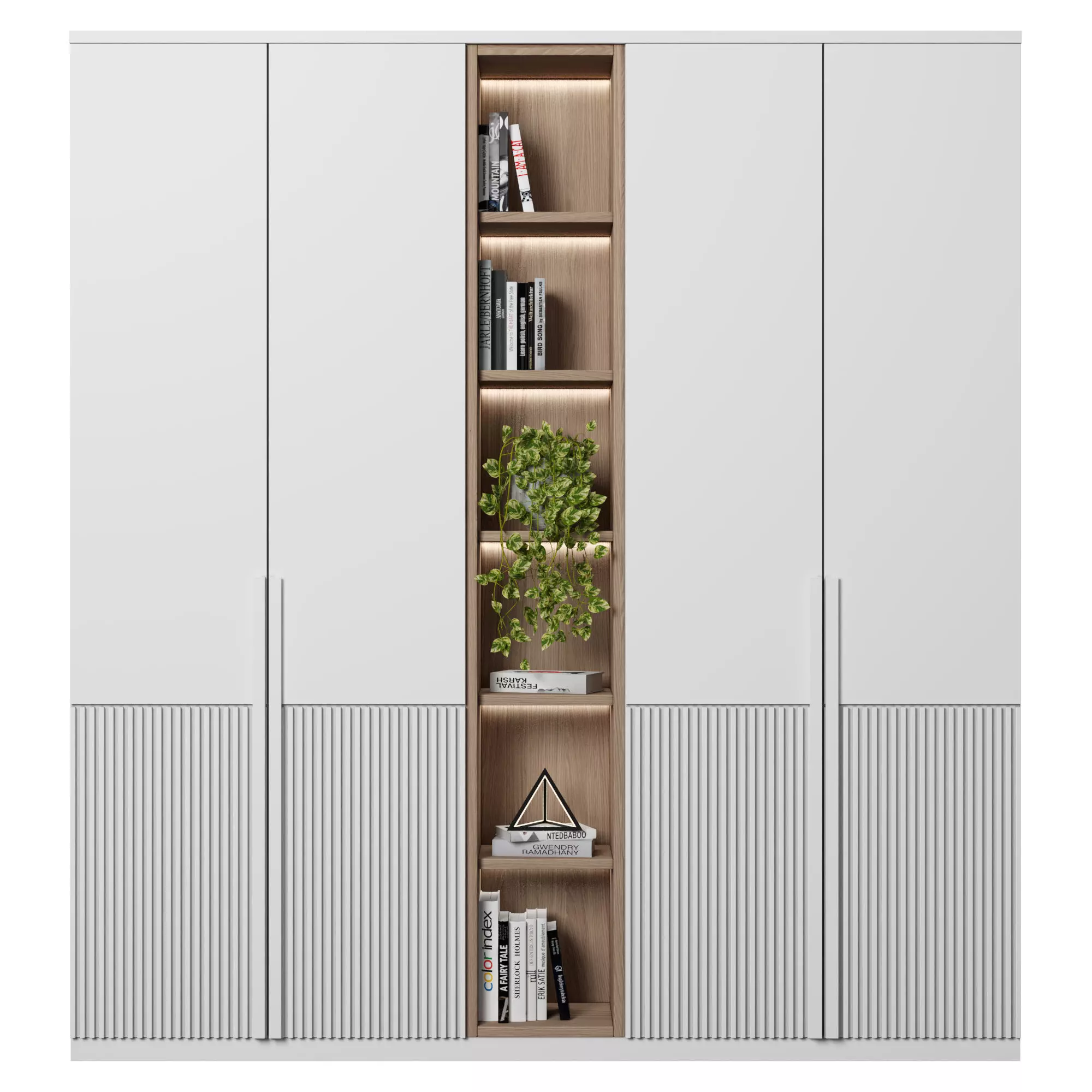 Cabinet with shelves 39 3D model