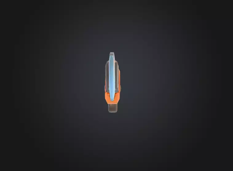 Neo Kunai Blade Low-poly 3D model_4