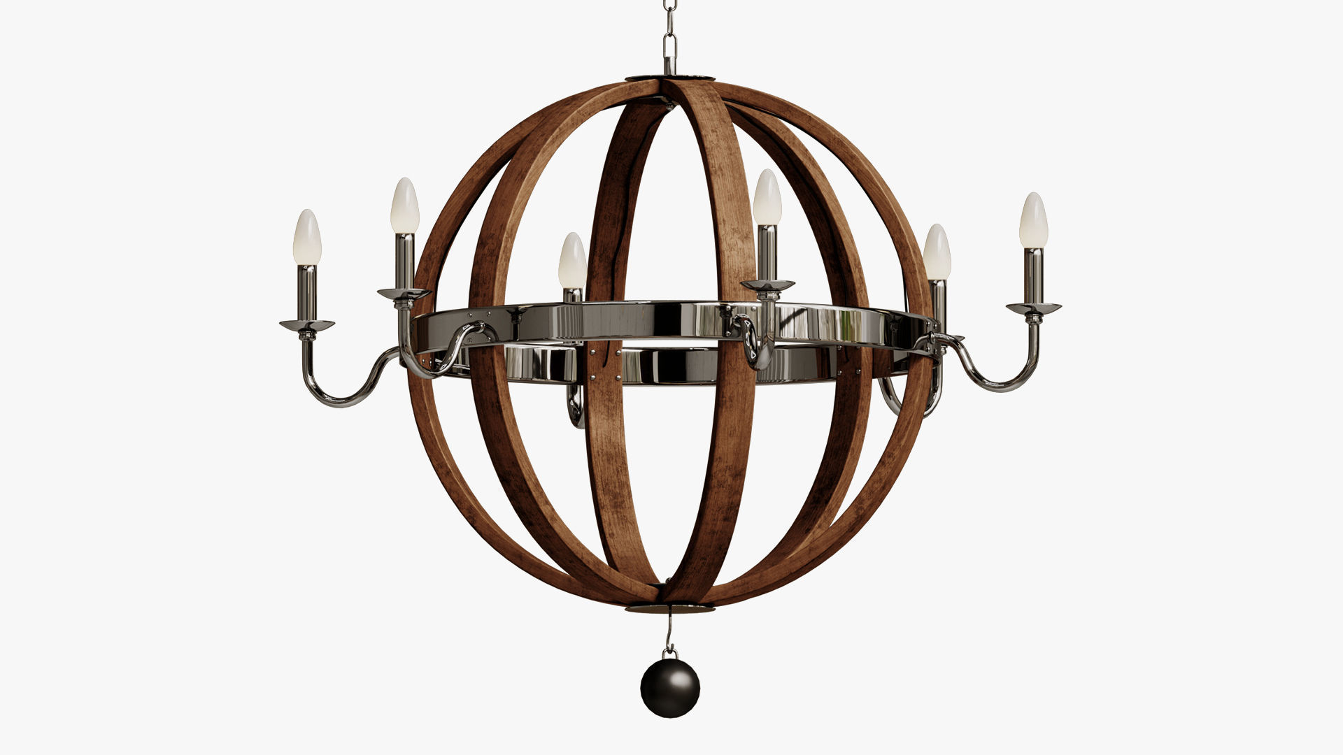 Chandelier Burrel  3D model_3