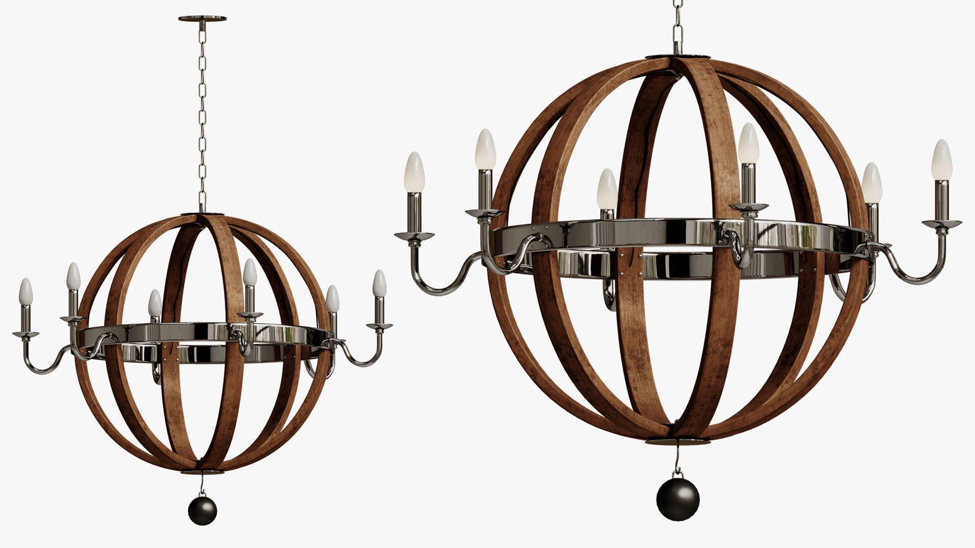 Chandelier Burrel  3D model_1