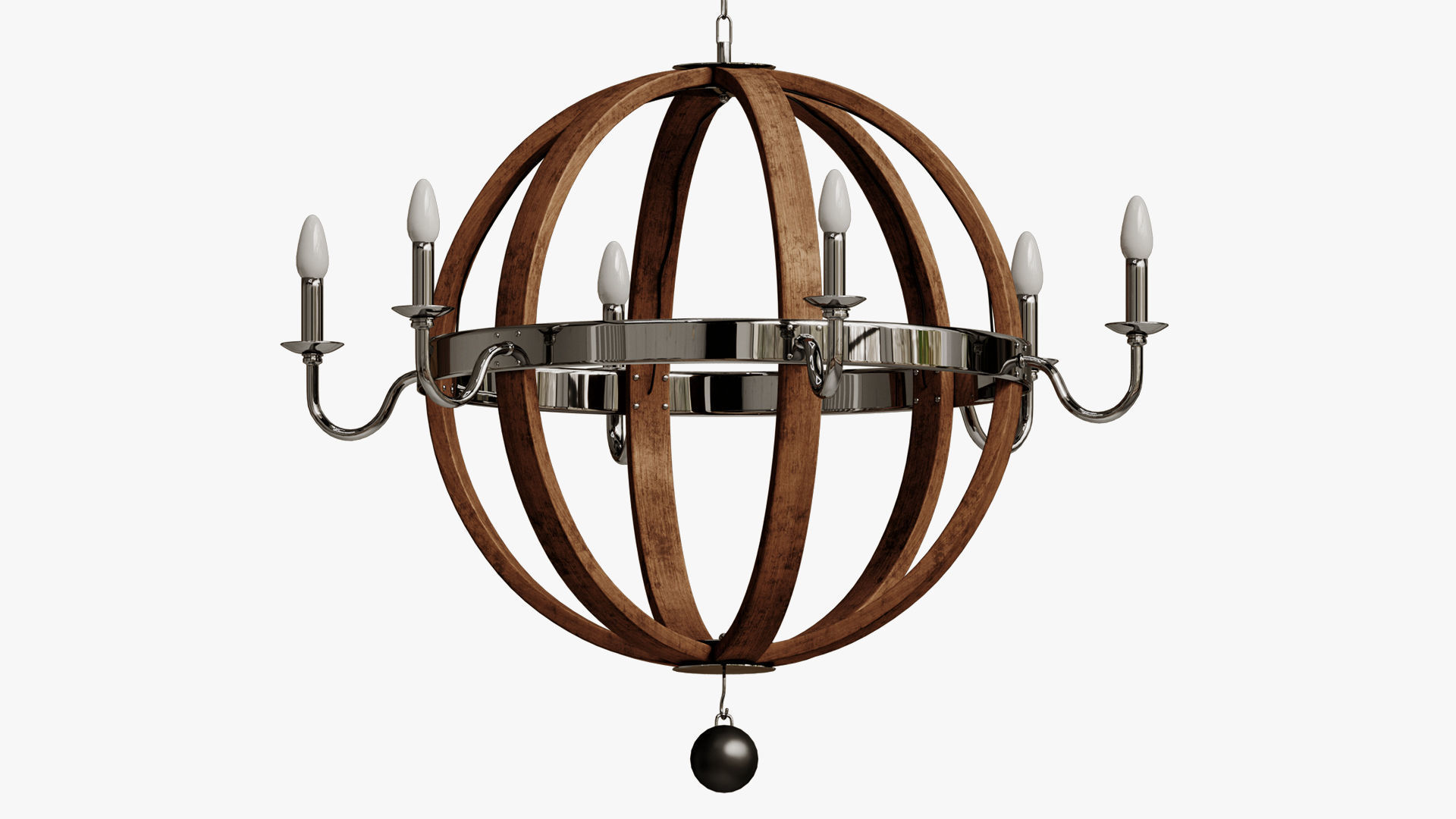 Chandelier Burrel  3D model_2