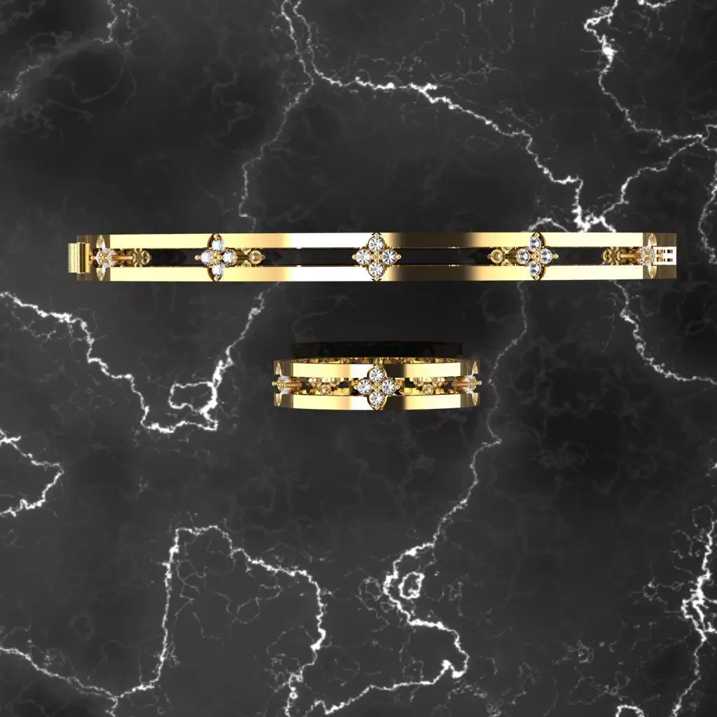 bileklik  3D print model_3