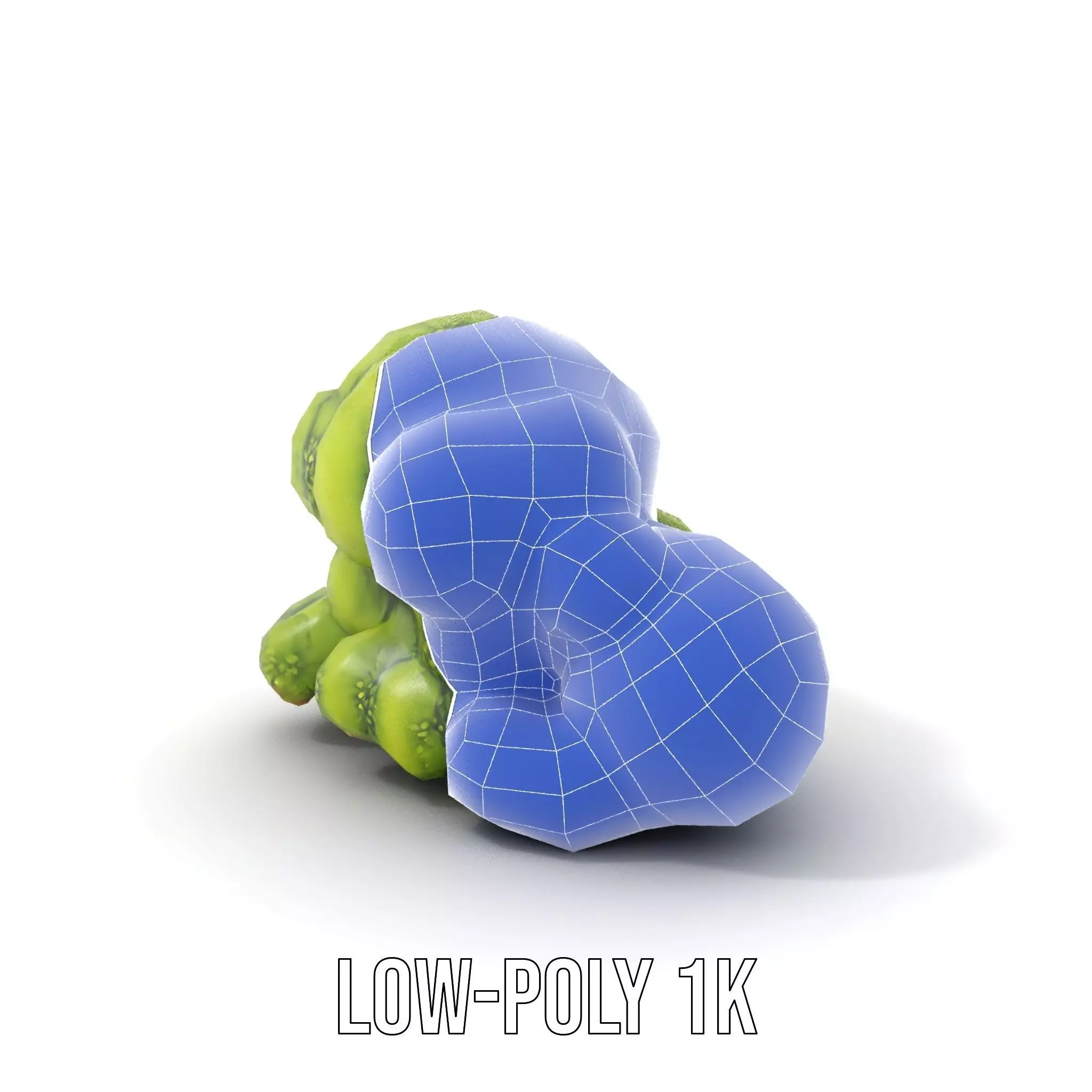 Vibrant Moss Cluster model pack Low-poly 3D model_16