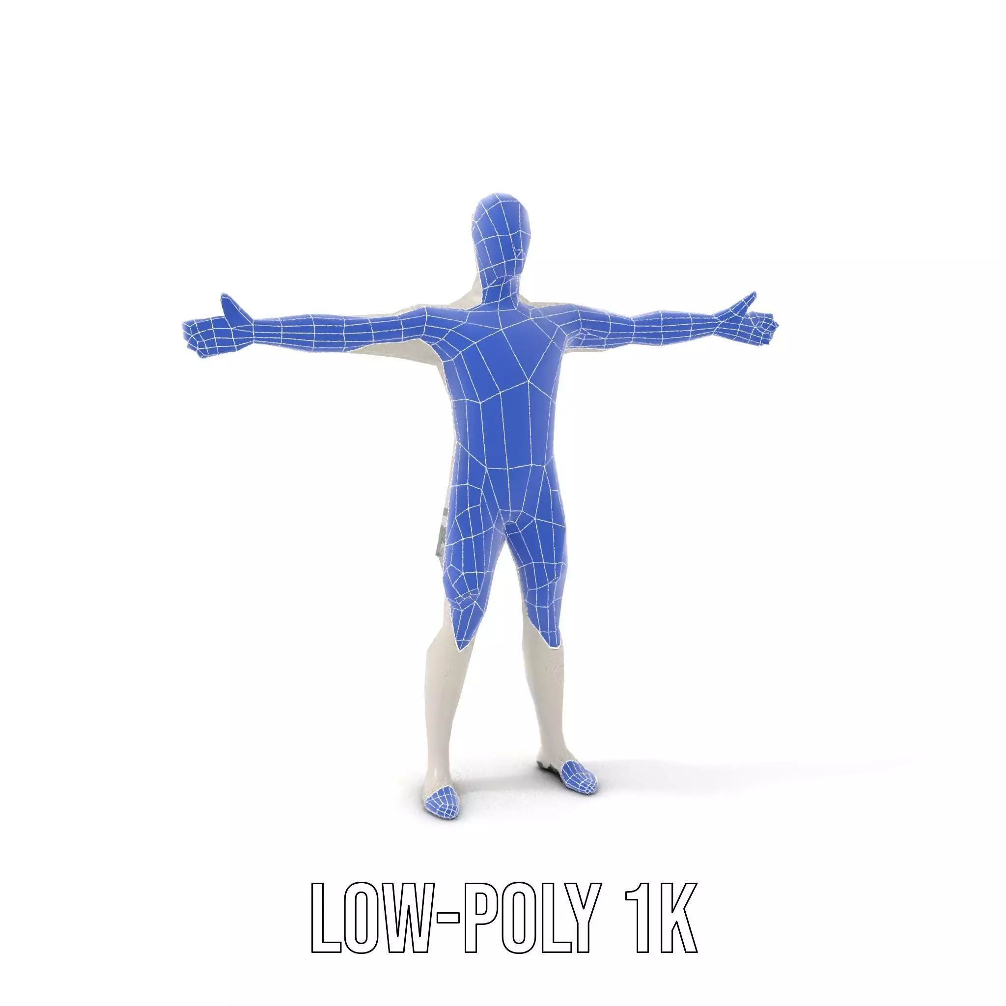 Metallic Mannequin model pack Low-poly 3D model_14