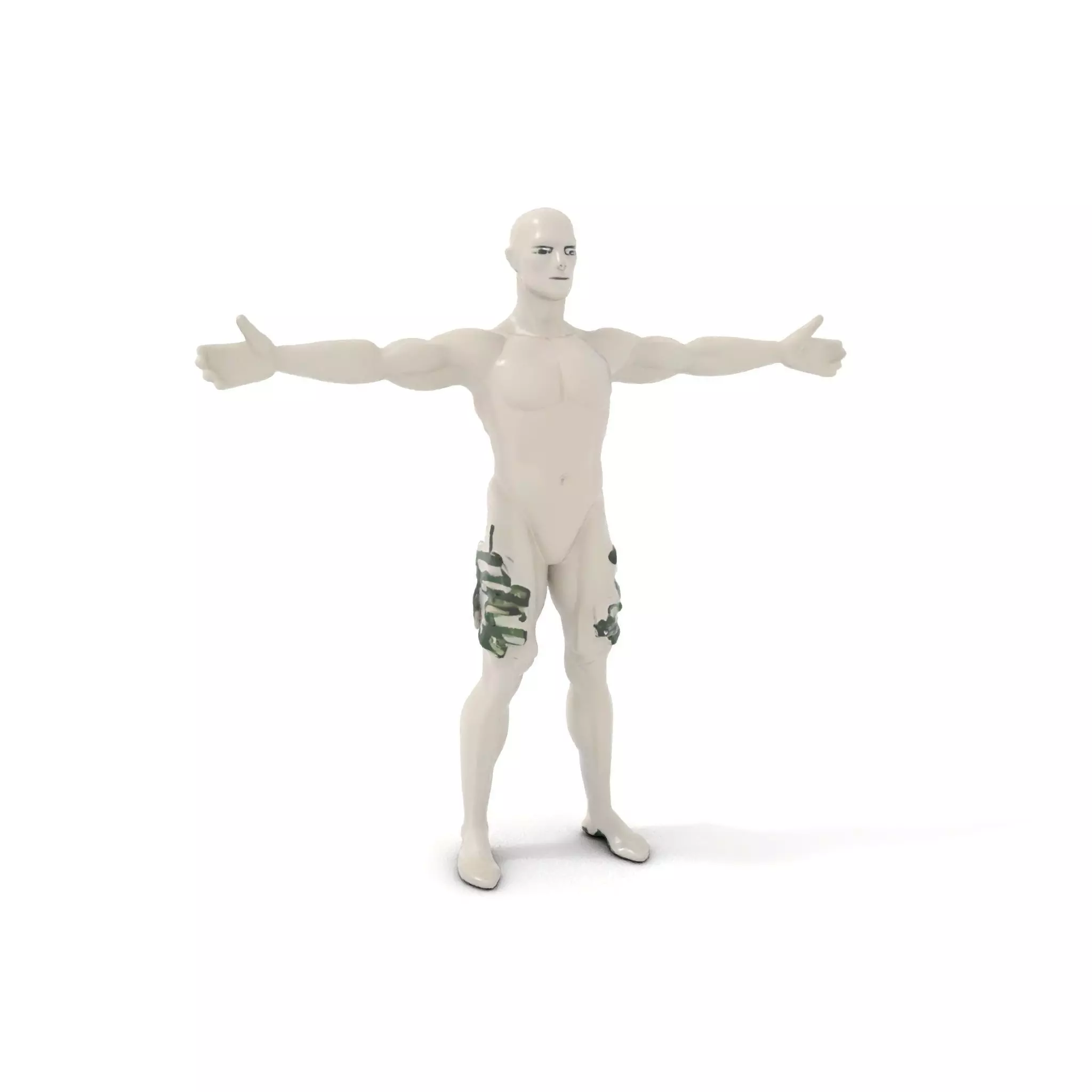 Metallic Mannequin model pack Low-poly 3D model_0