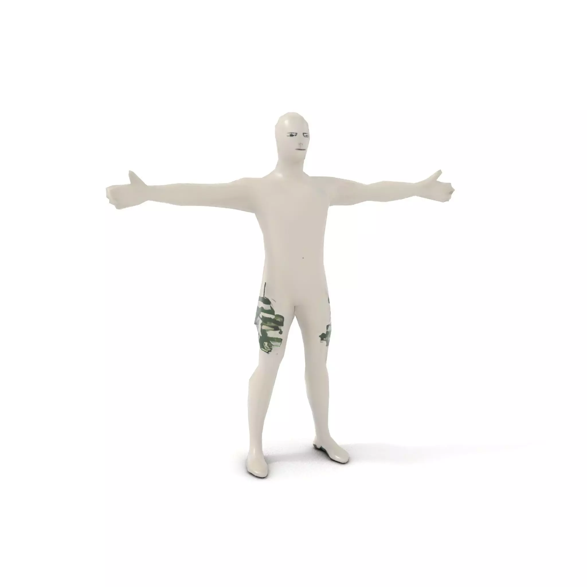 Metallic Mannequin model pack Low-poly 3D model_7