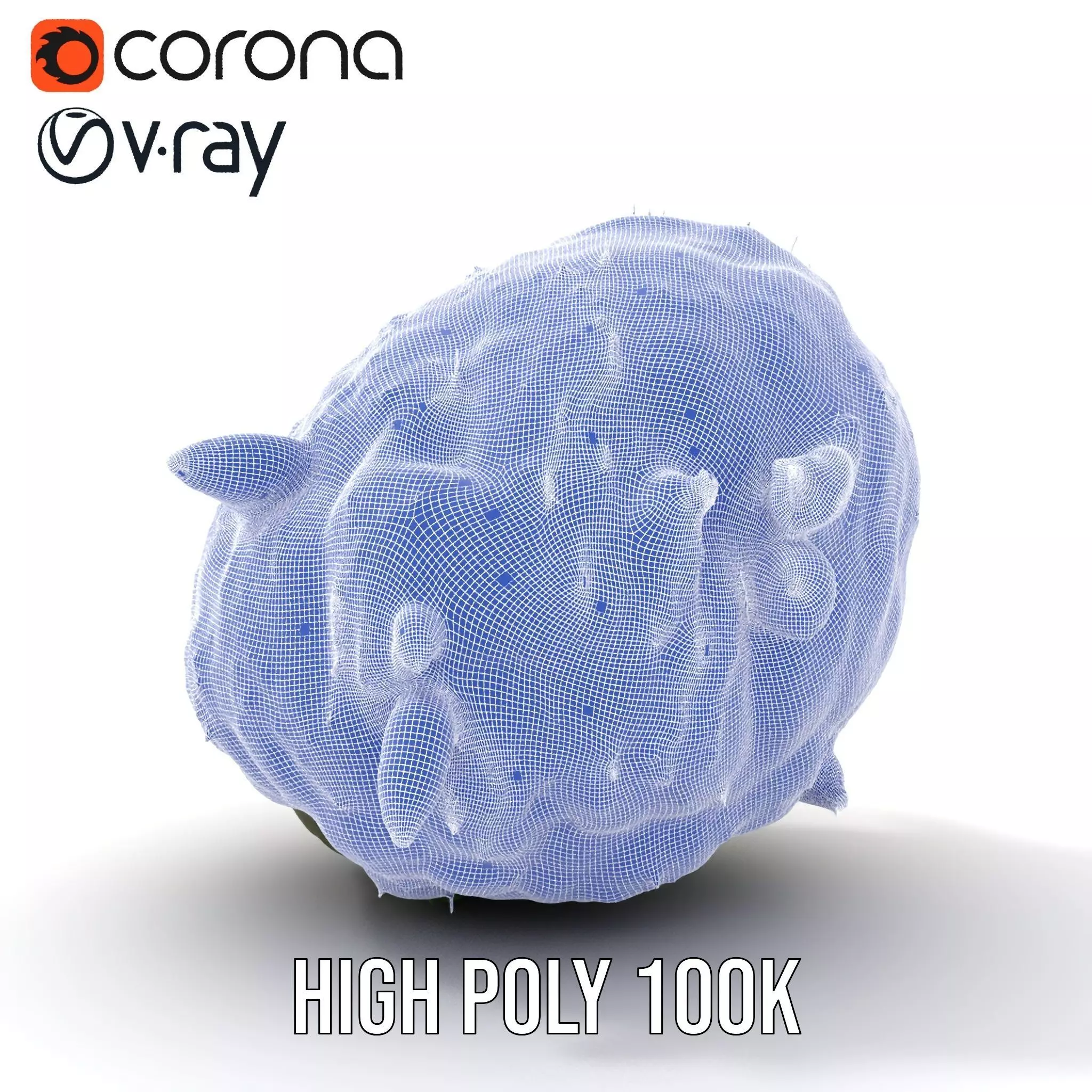 Lush Forest Moss model pack Low-poly 3D model_32