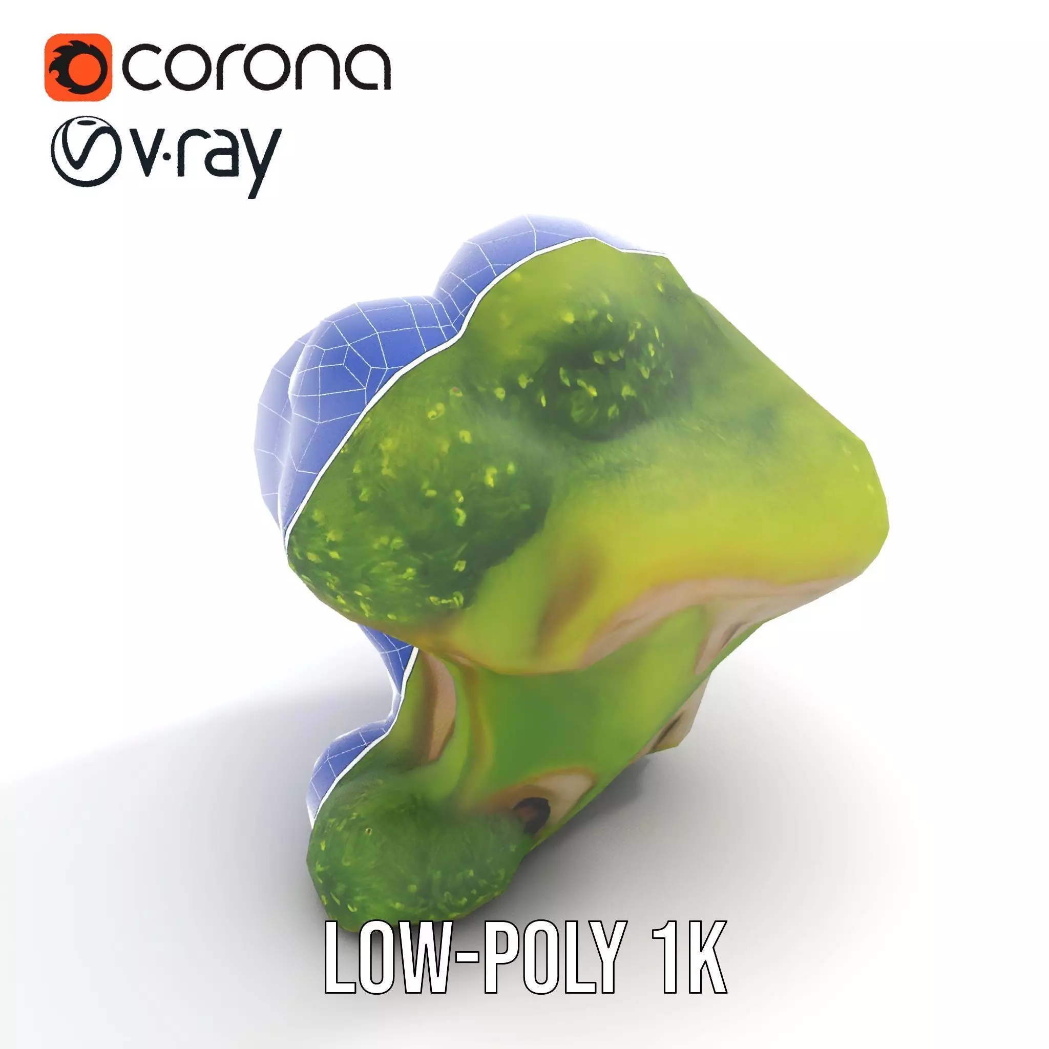 Lush Mossy Rock model pack Low-poly 3D model_20