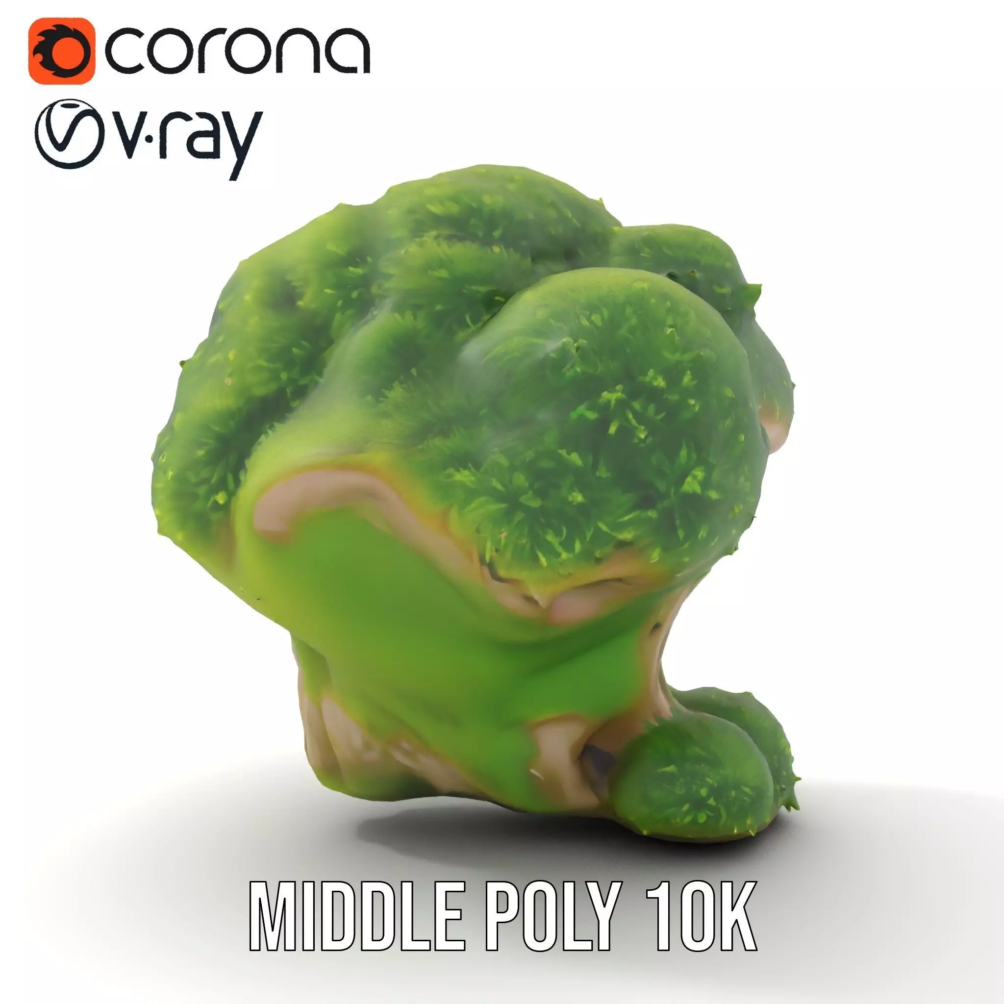 Lush Mossy Rock model pack Low-poly 3D model_19