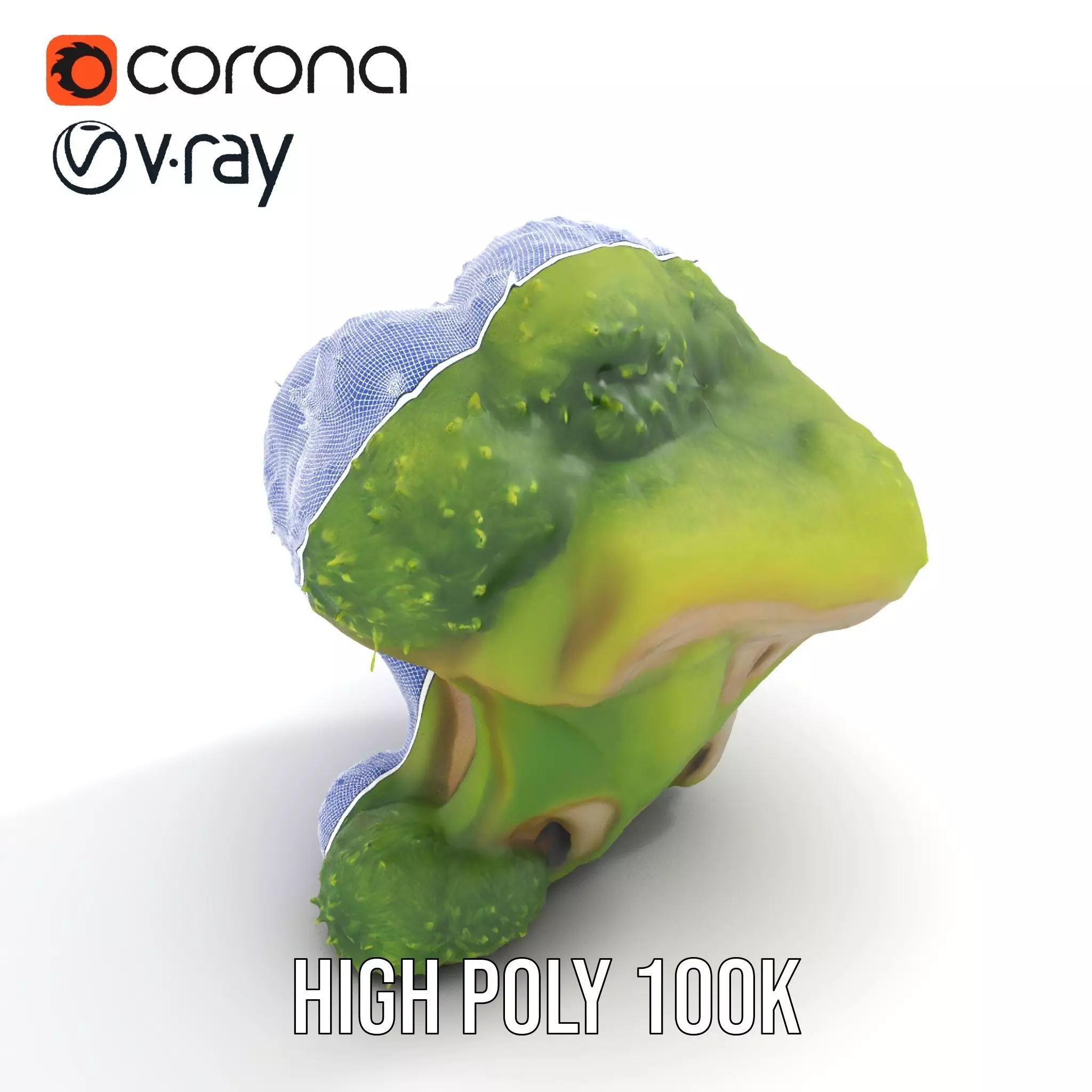 Lush Mossy Rock model pack Low-poly 3D model_31