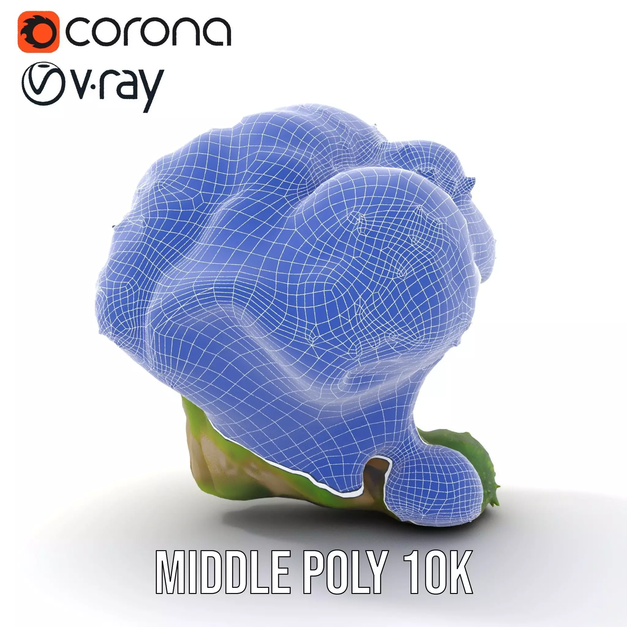 Lush Mossy Rock model pack Low-poly 3D model_21