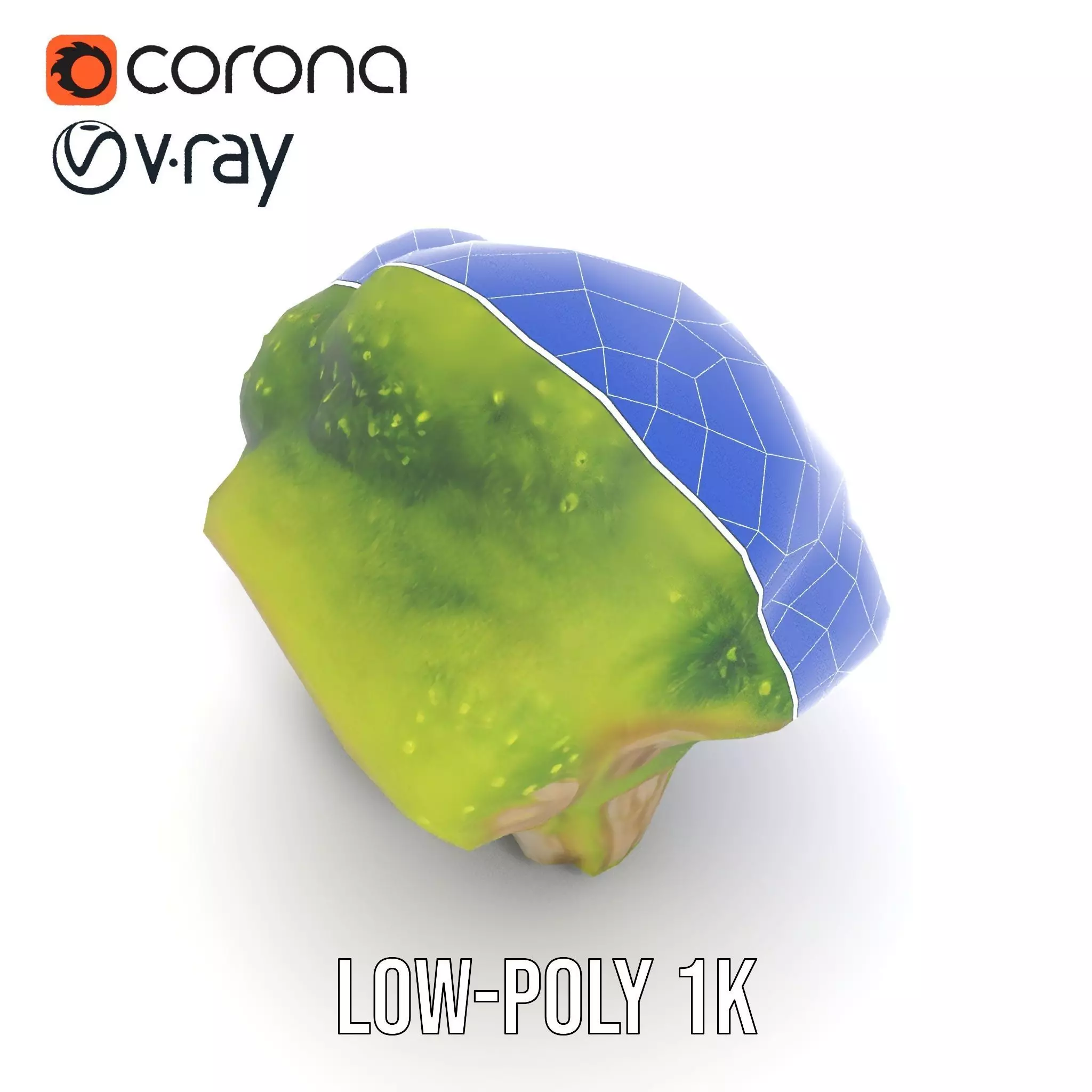 Lush Mossy Rock model pack Low-poly 3D model_22