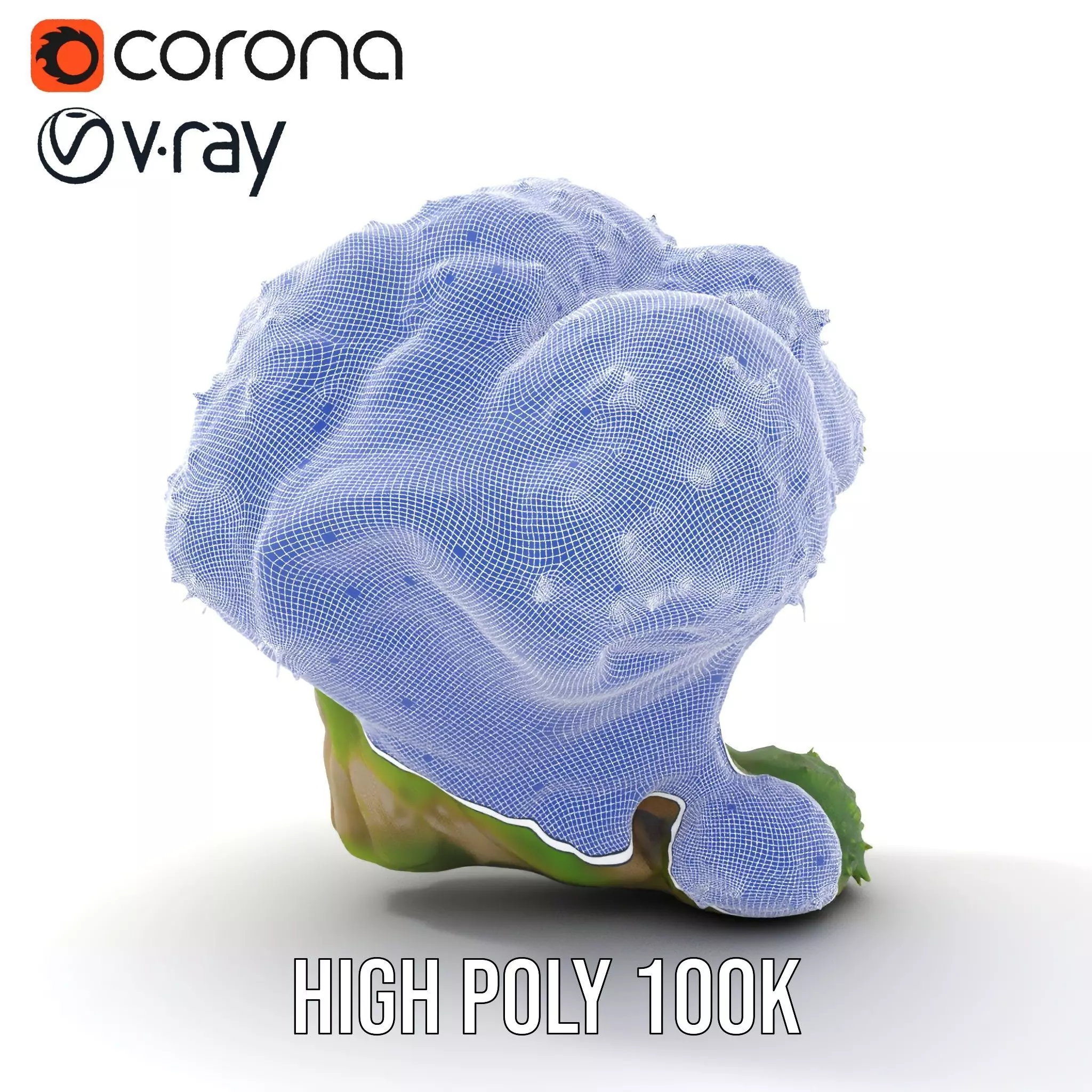 Lush Mossy Rock model pack Low-poly 3D model_34