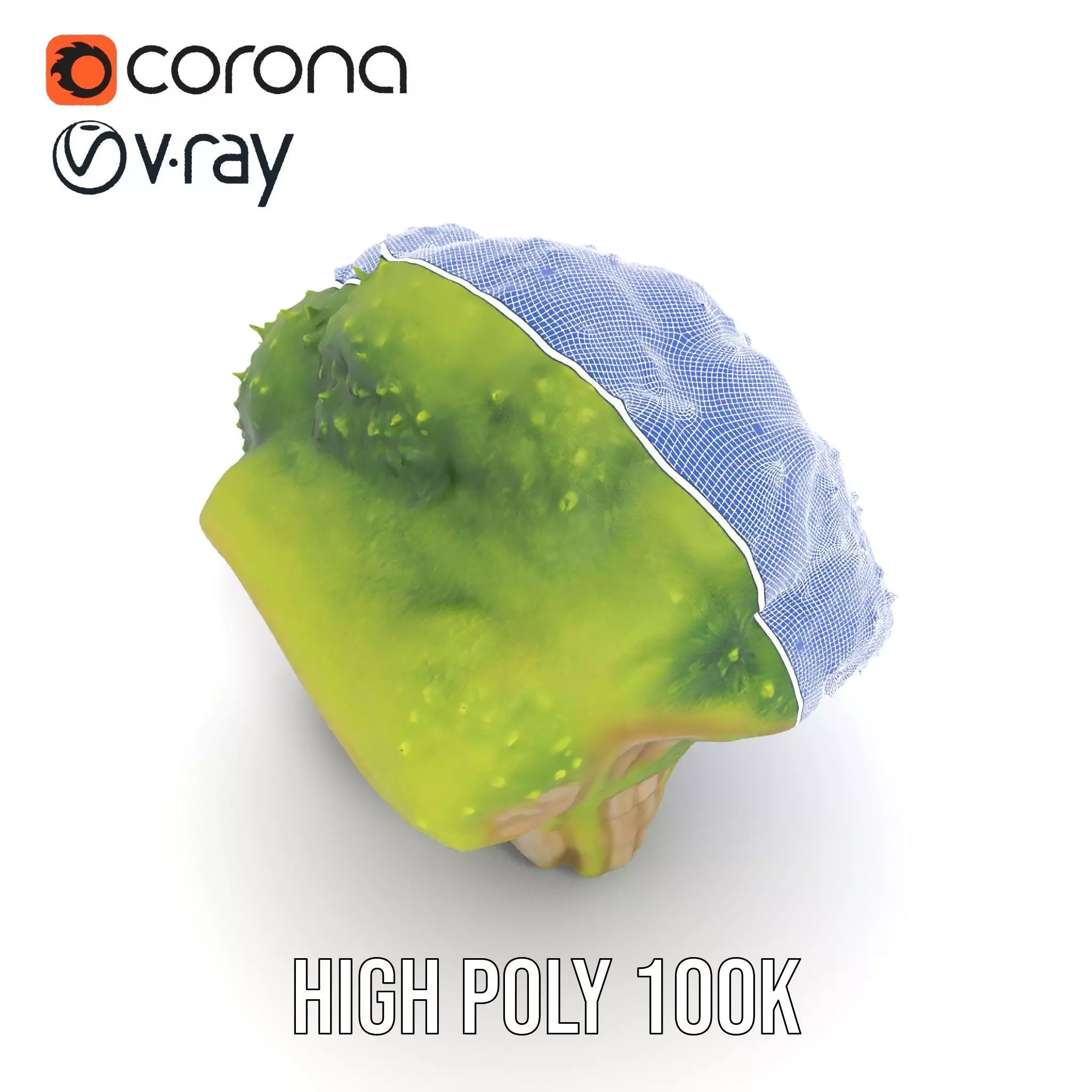 Lush Mossy Rock model pack Low-poly 3D model_33
