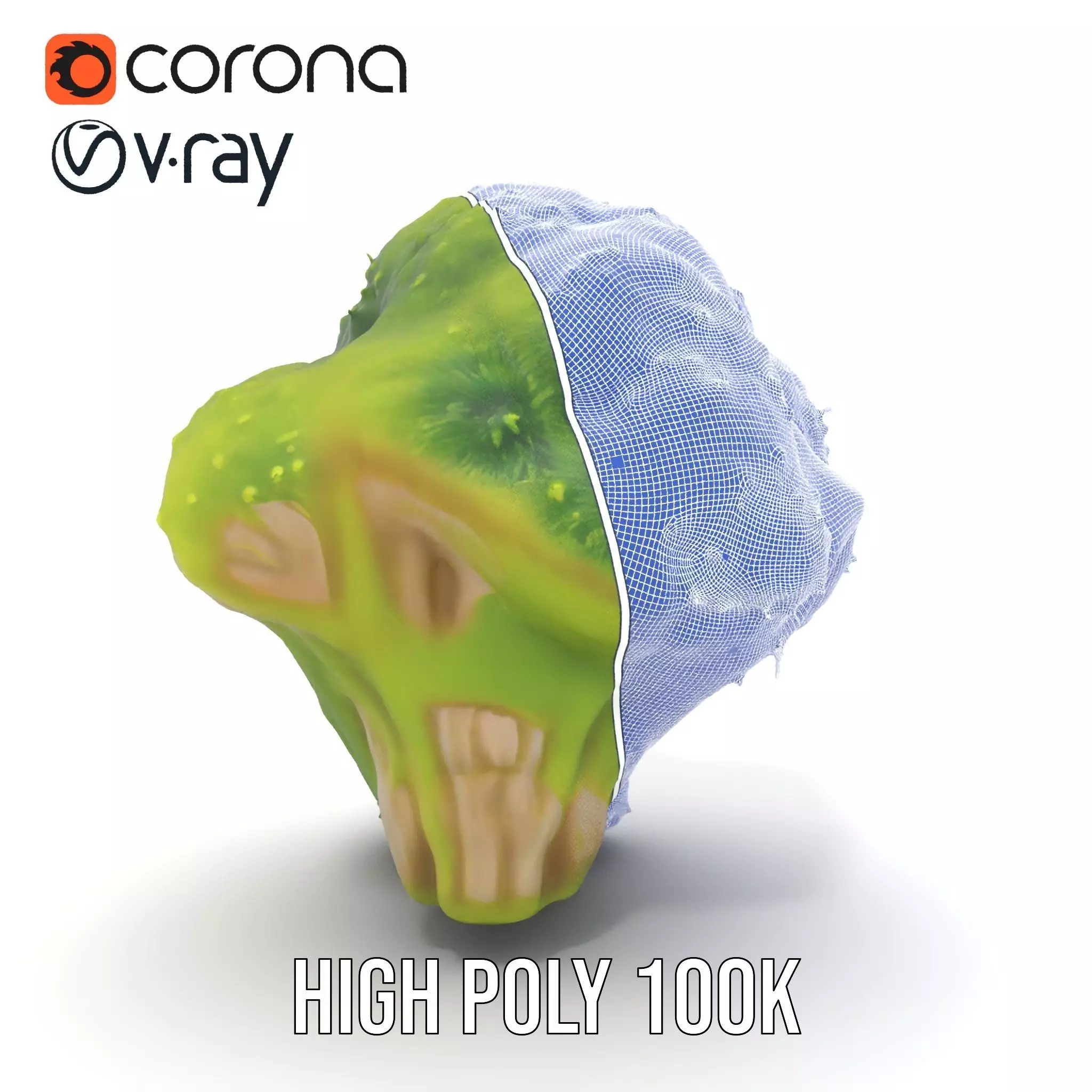 Lush Mossy Rock model pack Low-poly 3D model_32